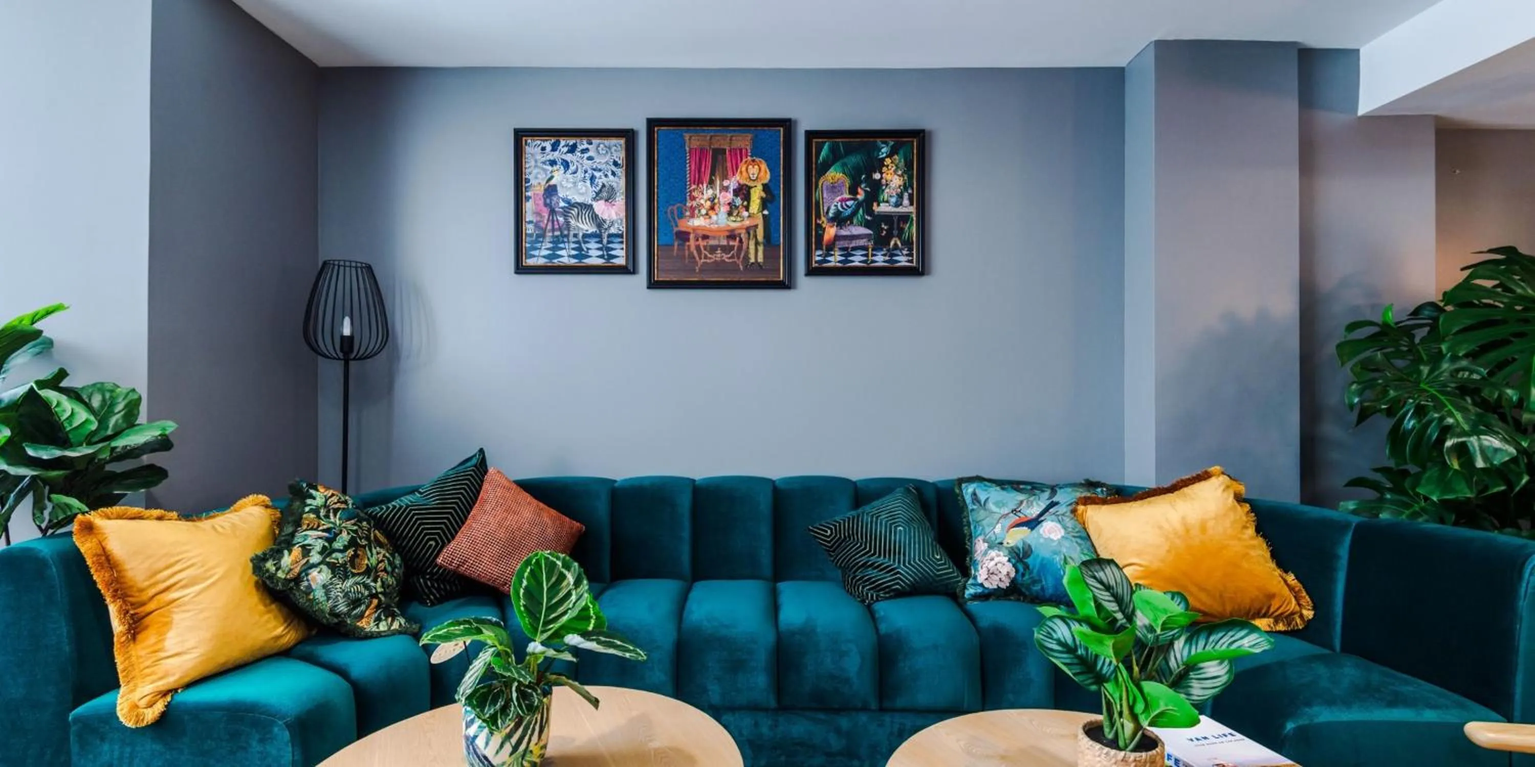 Communal lounge/ TV room in City Studios, Preston