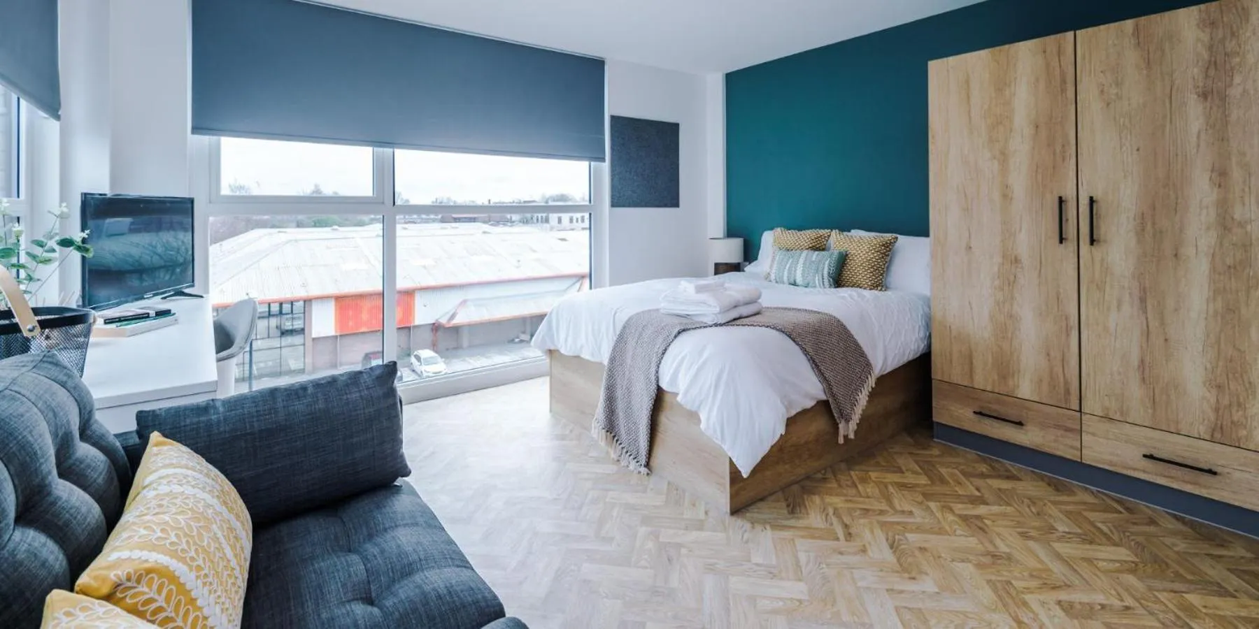 Bed in City Studios, Preston