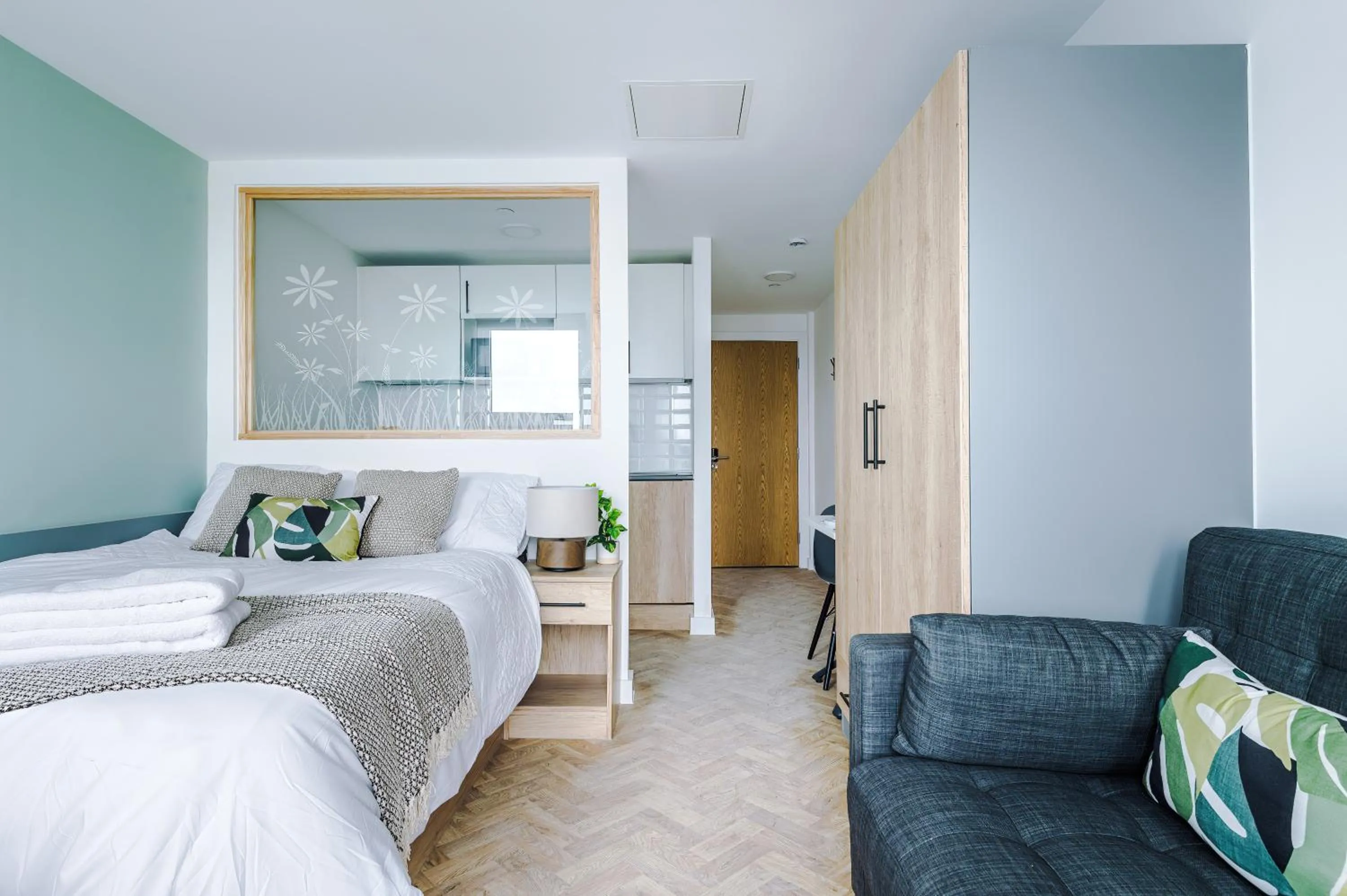 Bed in City Studios, Preston