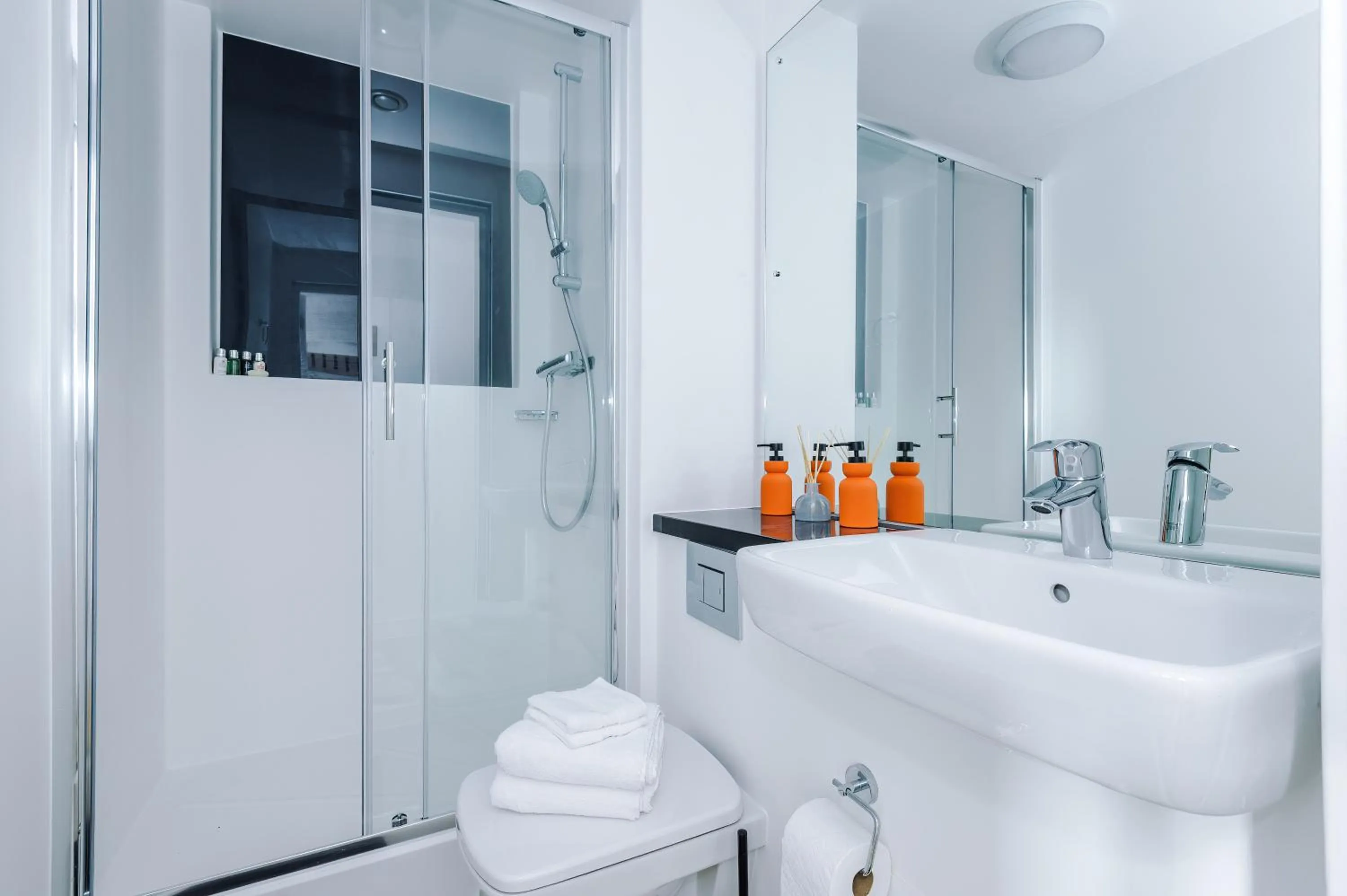 Bathroom in City Studios, Preston