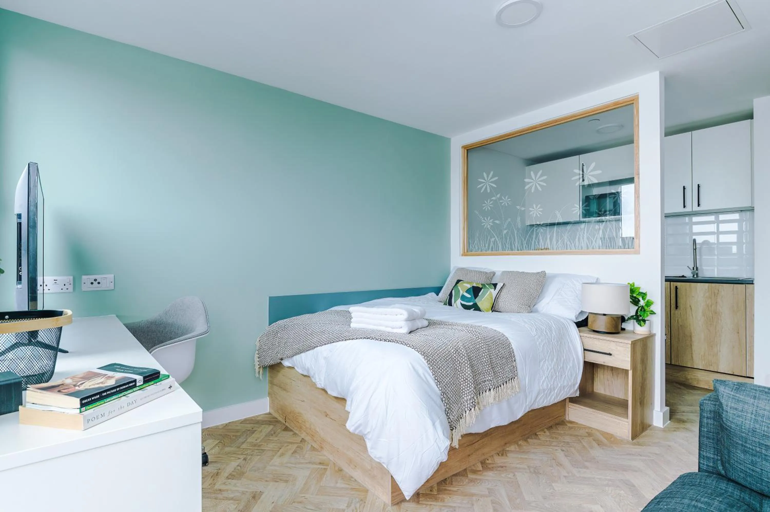 Bed in City Studios, Preston