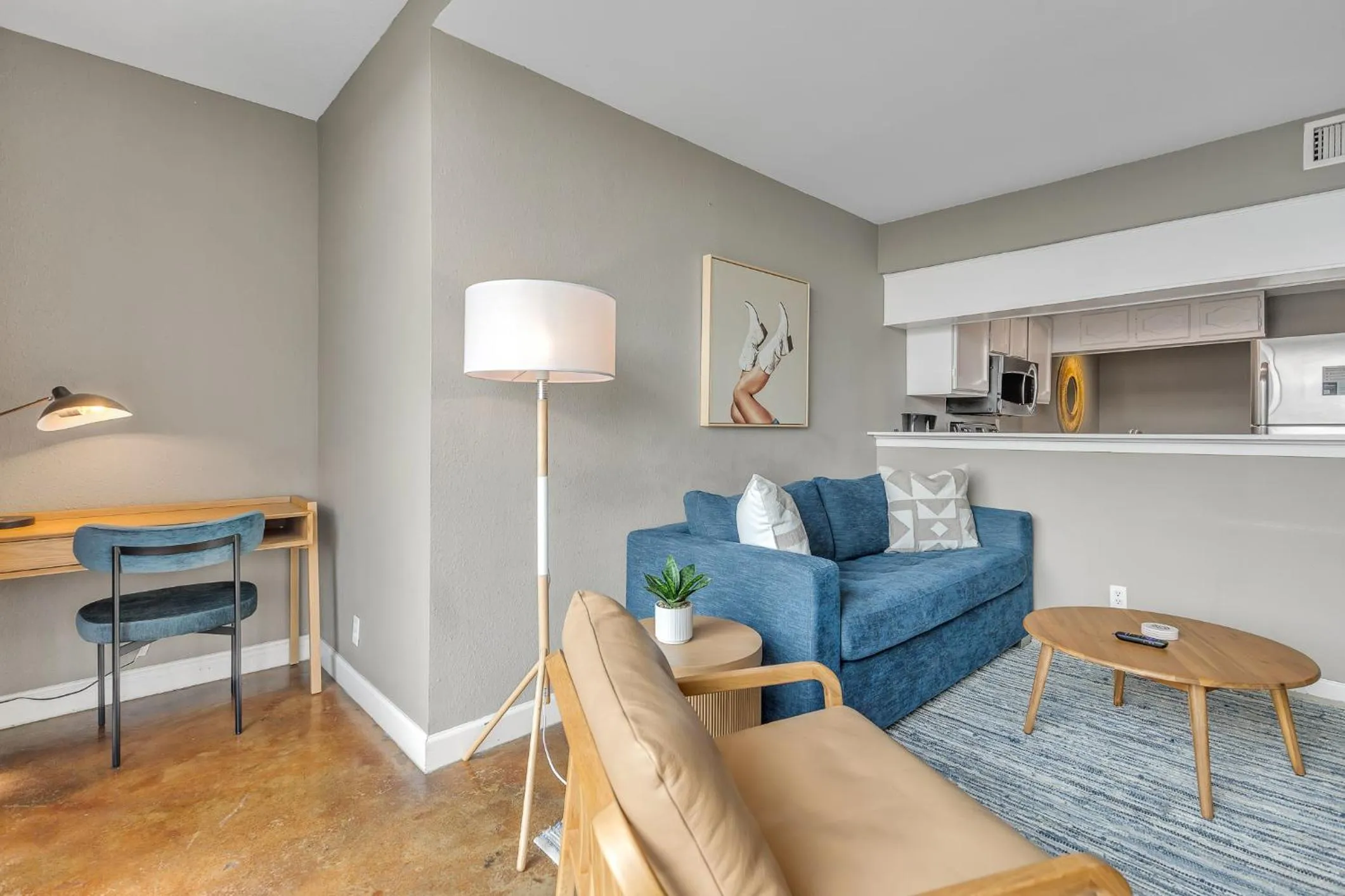 Kitchen or kitchenette in Littlefield Lofts, Hosted by Placemakr - 6th St