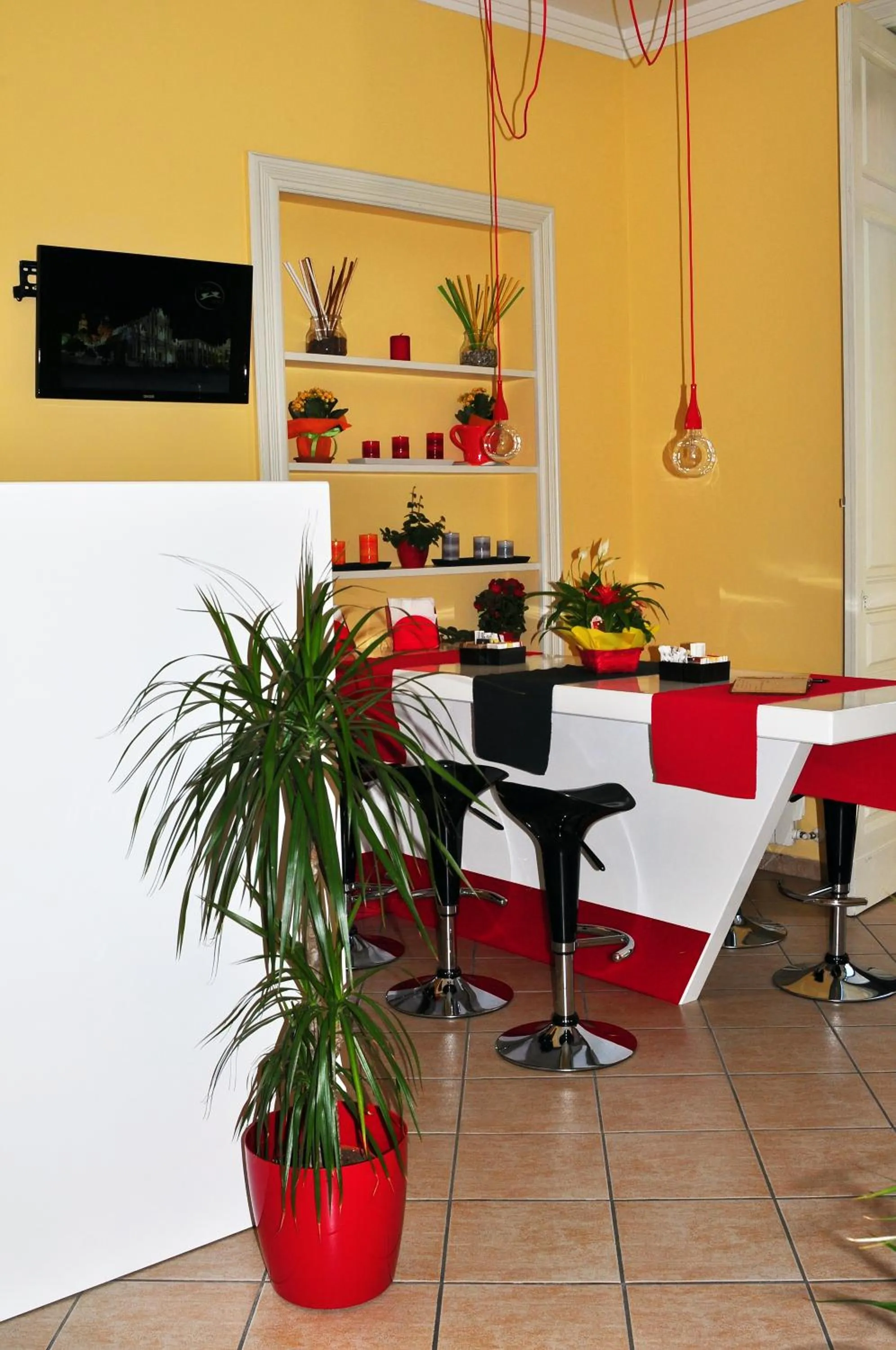 Communal lounge/ TV room in B&B Da Rì