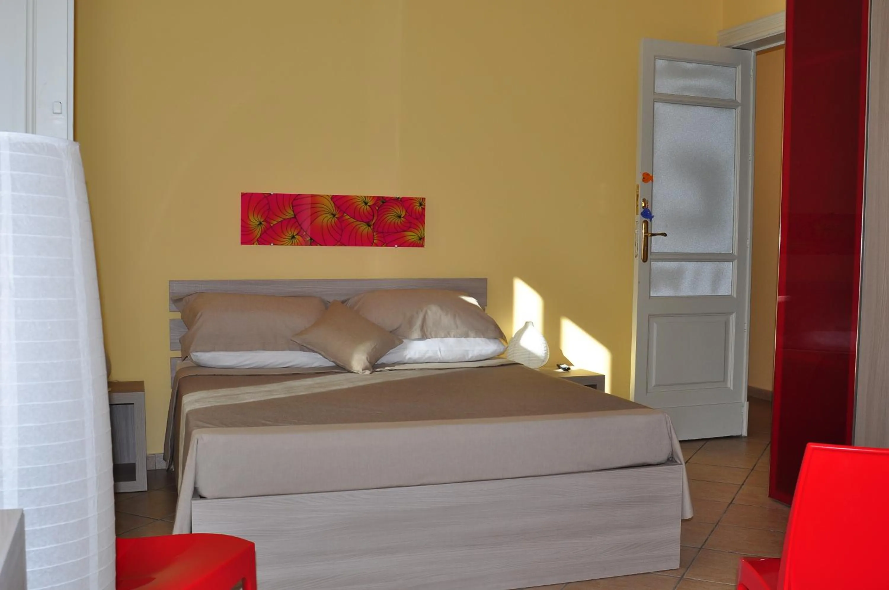 Shower, Bed in B&B Da Rì