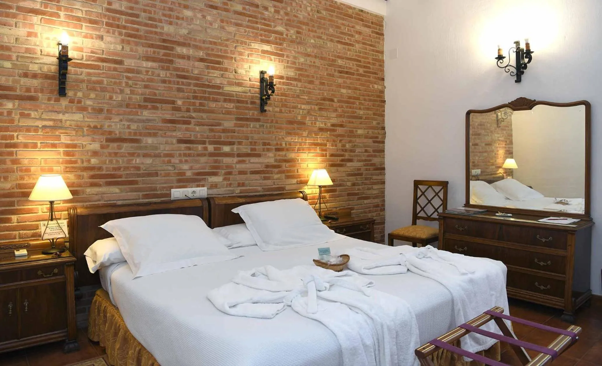Bed in Casa de los Acacio