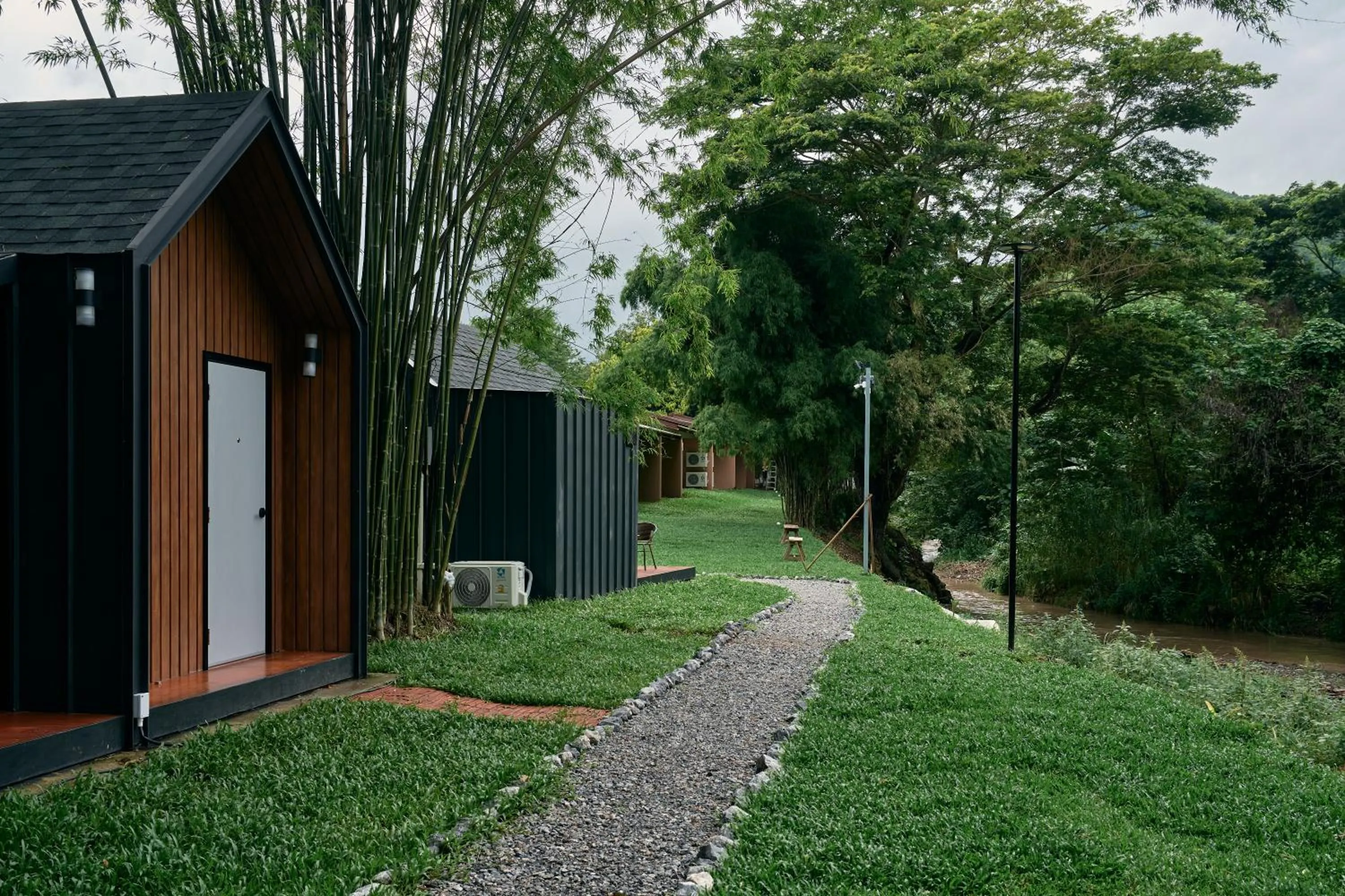 Garden view in Baan Rai Santisuk