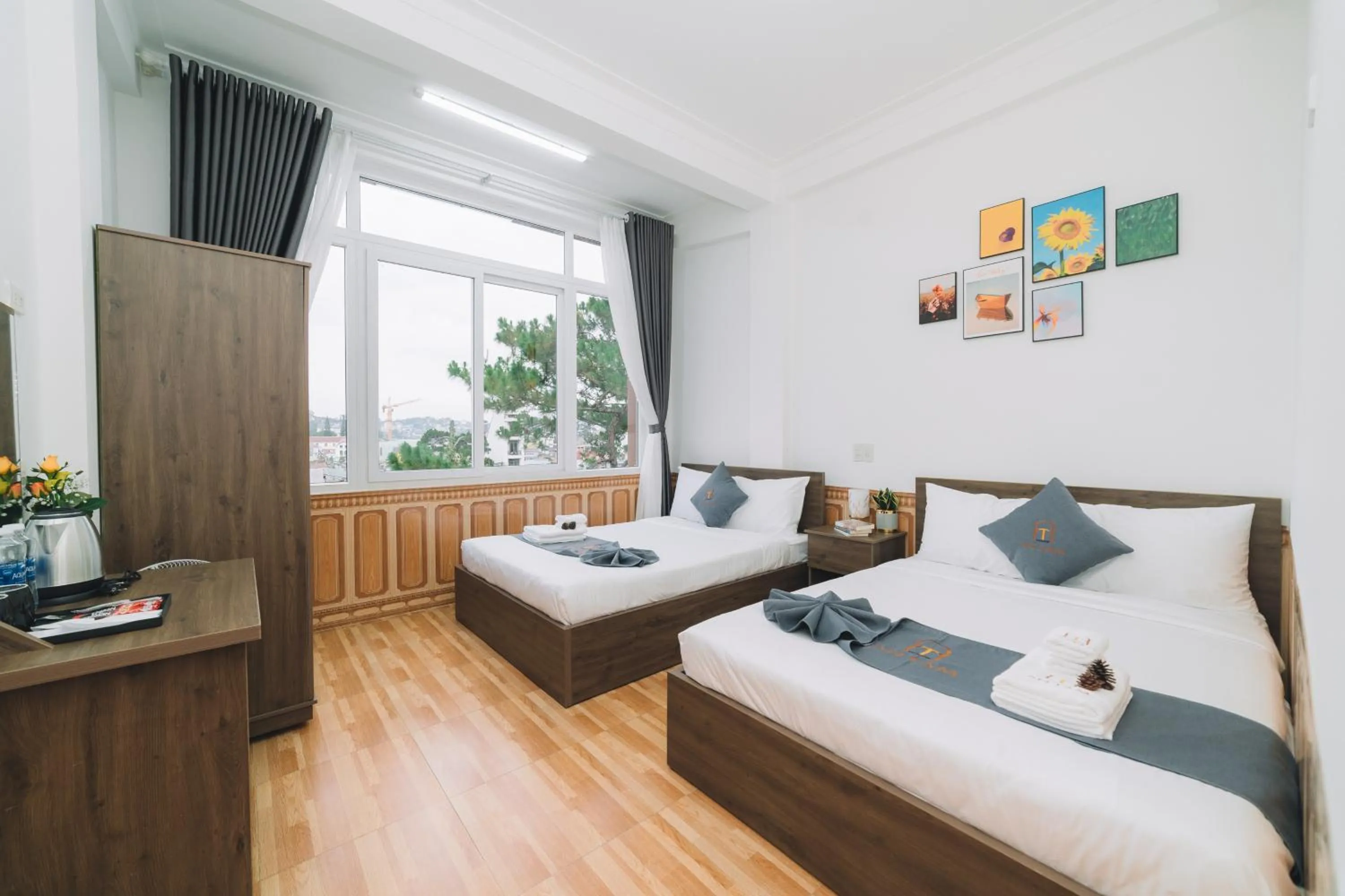 Bed in AN TÂM House Đà Lạt