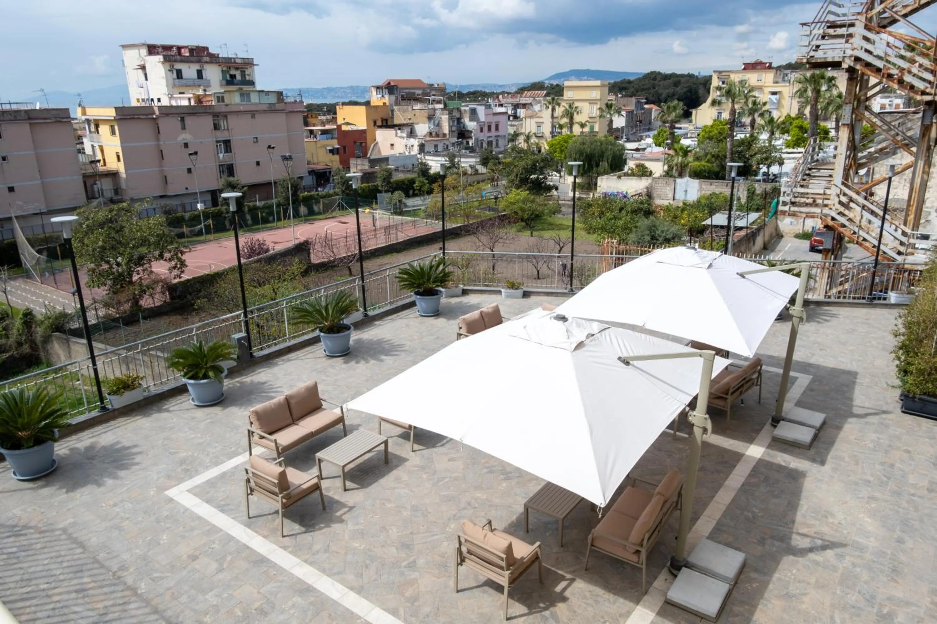 Balcony/Terrace in Palazzo Adele Rooms & Apartments