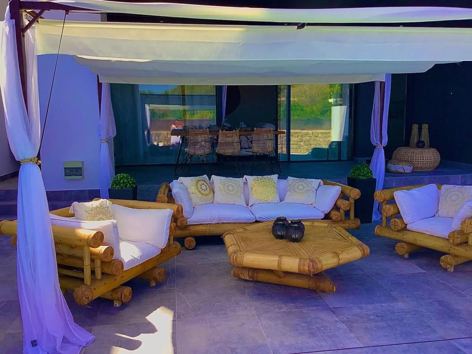 Living room in WHITE HOUSE IBIZA