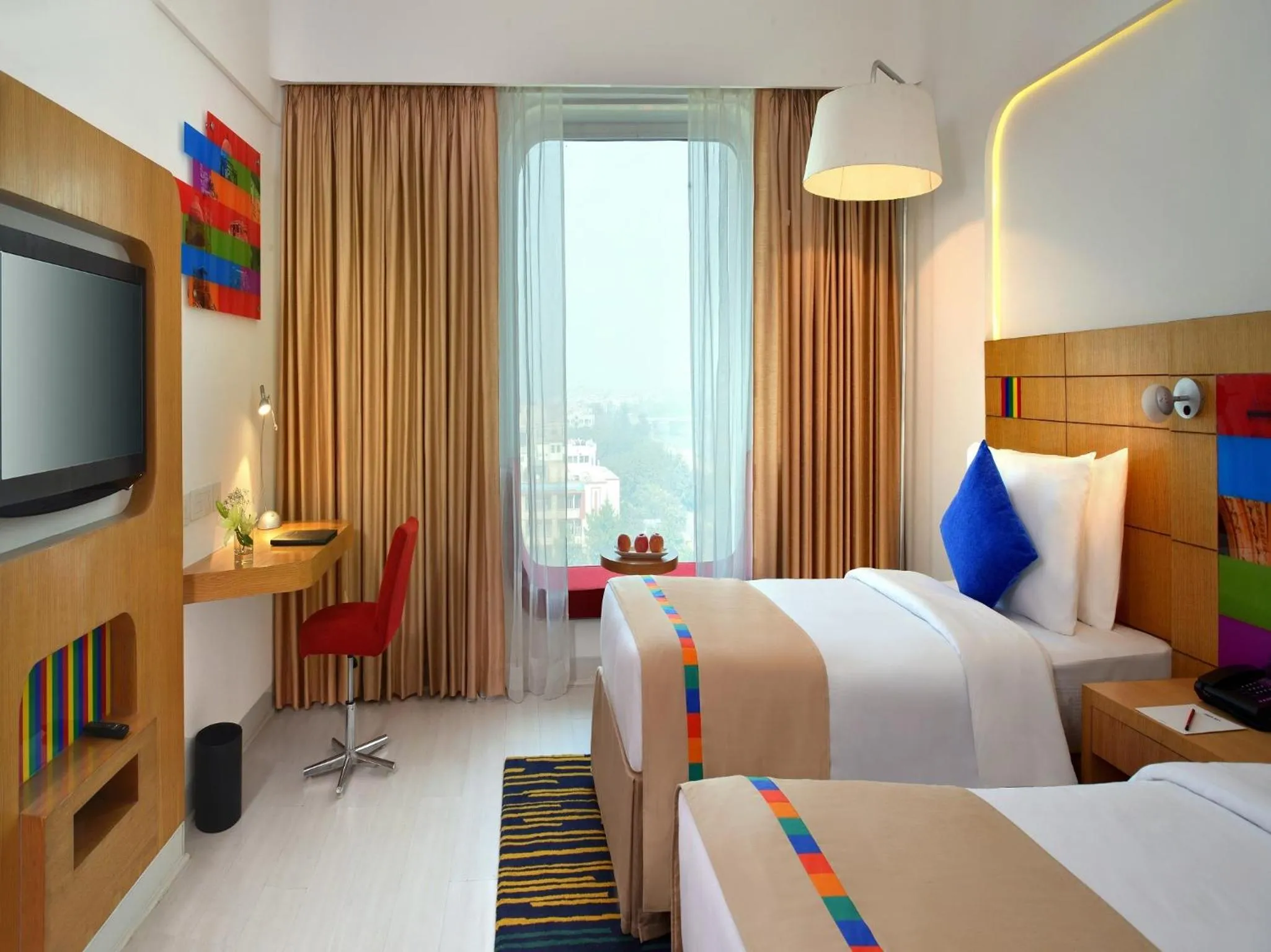 Photo of the whole room, Bed in Park Inn by Radisson New Delhi IP Extension