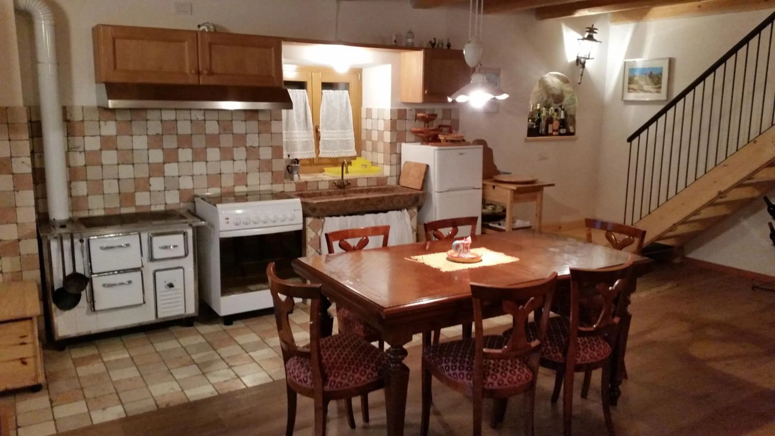 Kitchen or kitchenette in Chalet La Nos