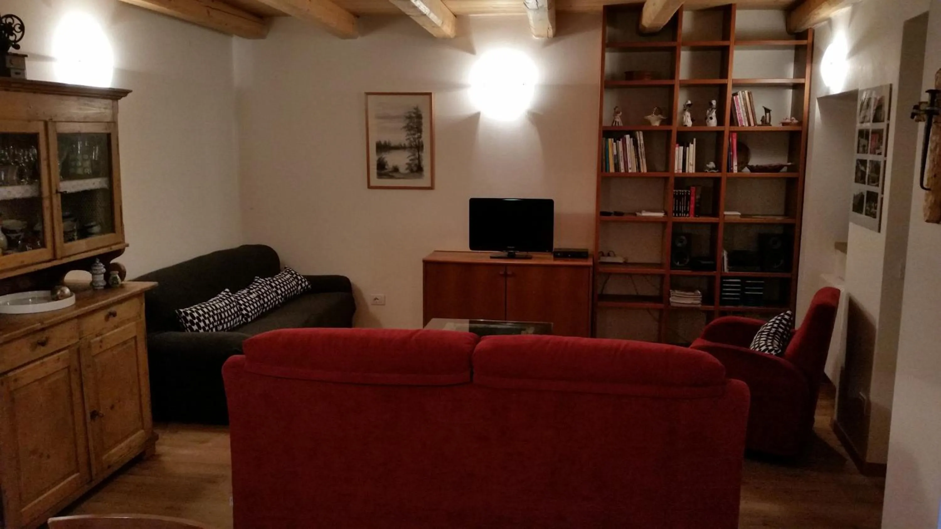 Living room in Chalet La Nos