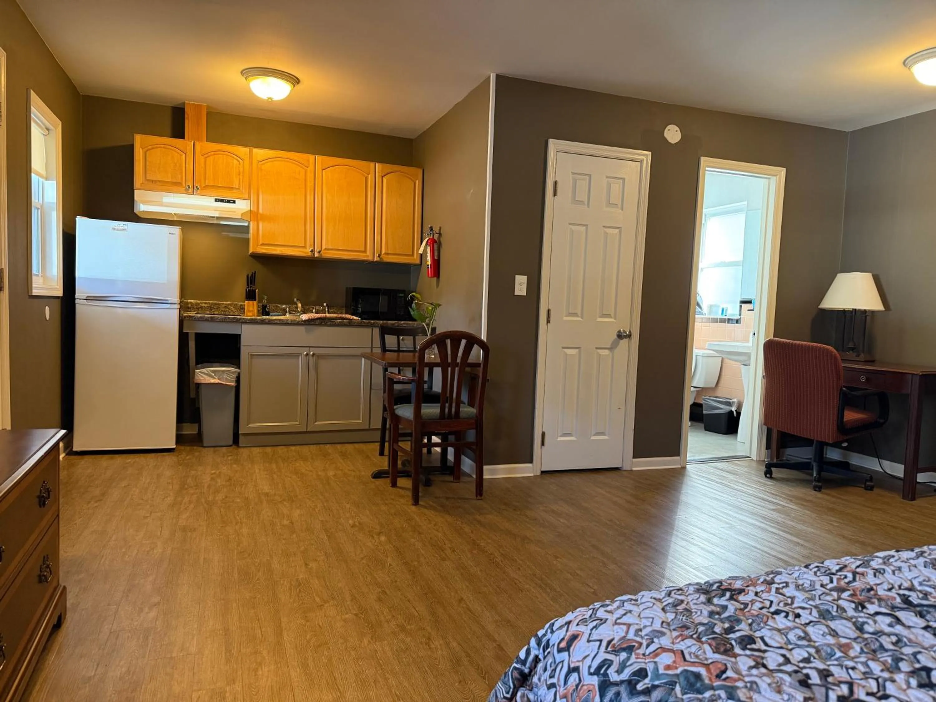 Kitchen or kitchenette in Heidi's Inn