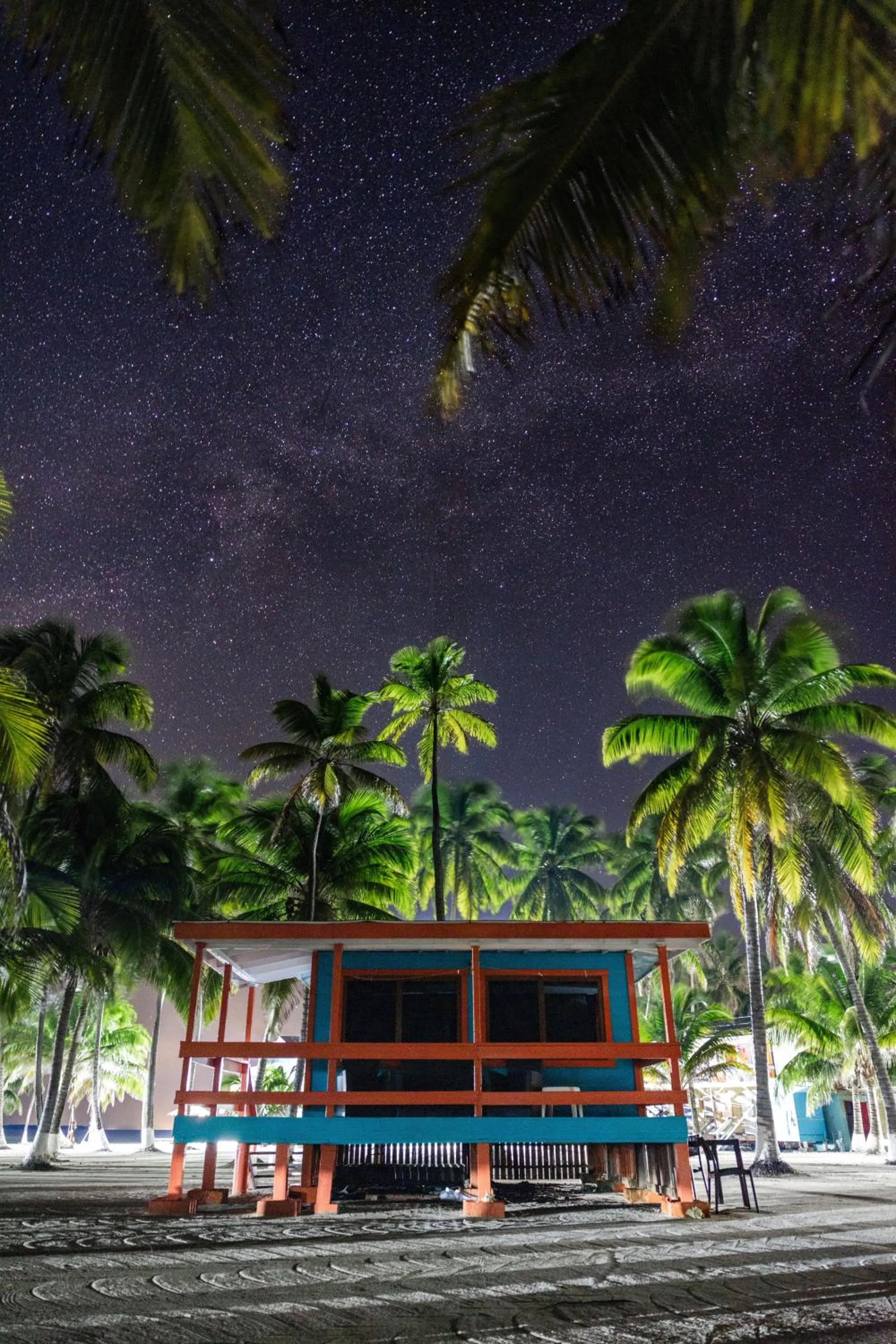 Night in Blue Marlin Beach Resort