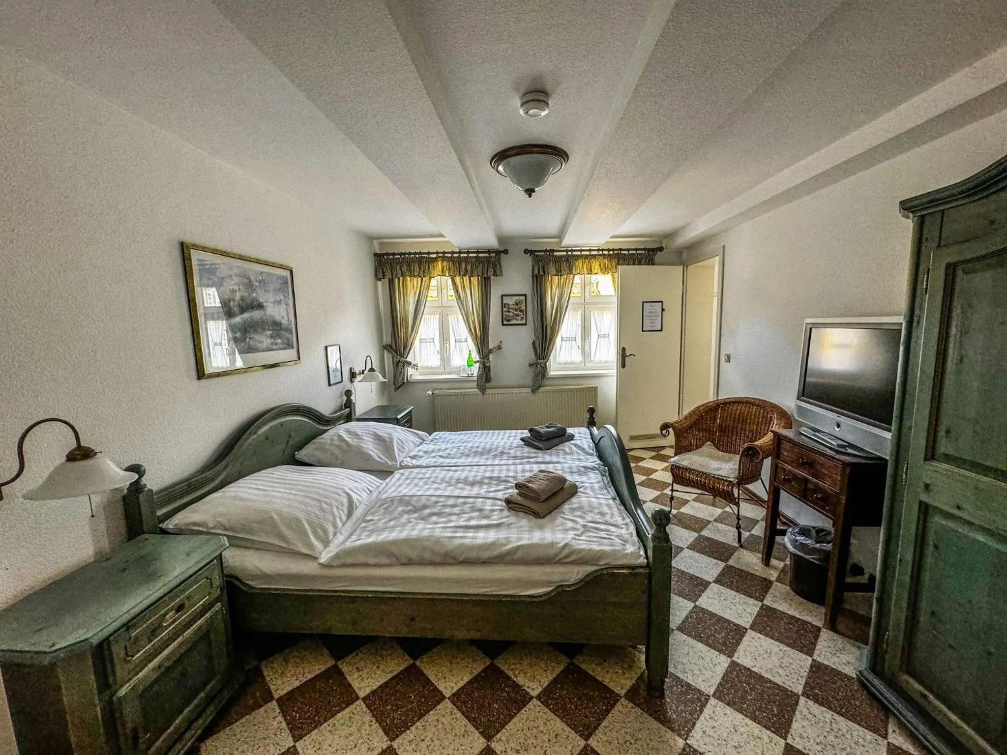 Photo of the whole room, Bed in Hotel & Restaurant zur Post
