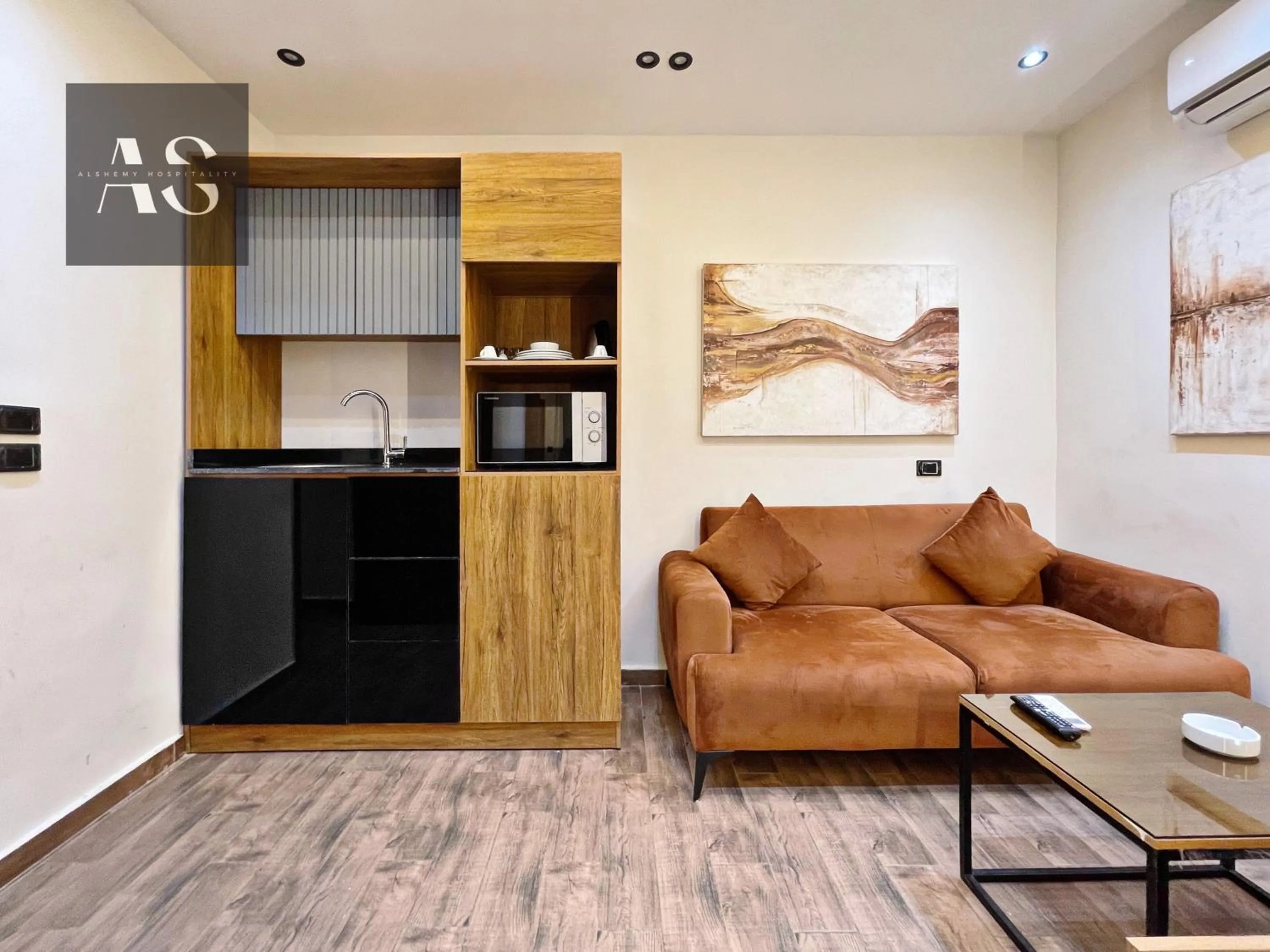 Seating area in Elite Boutique Hotel