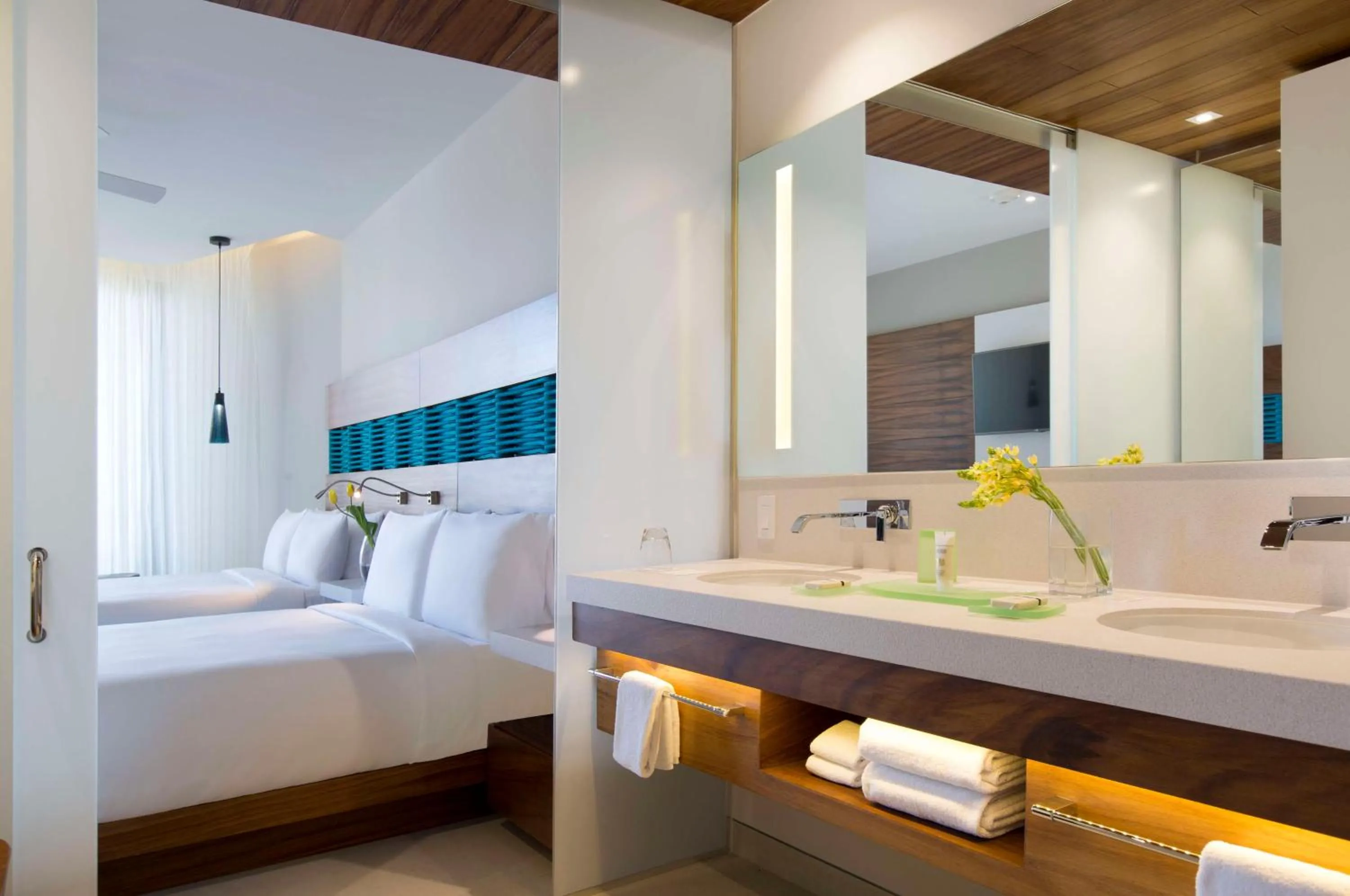 Bedroom, Bed in Grand Hyatt Playa del Carmen Resort