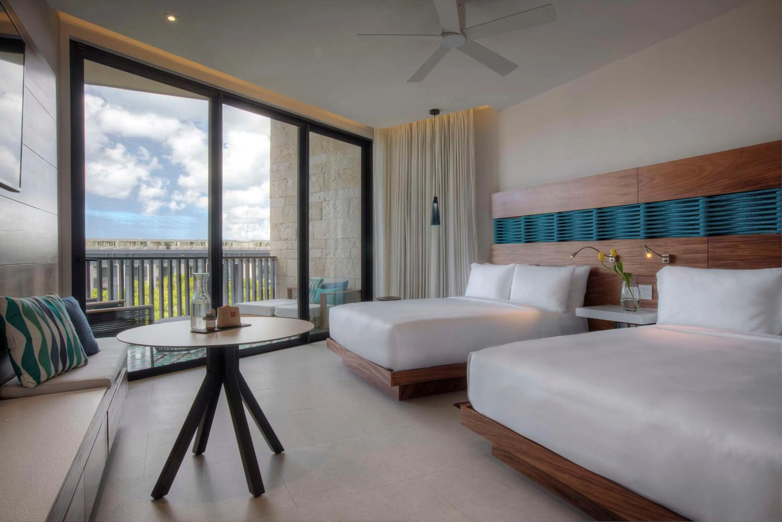 Photo of the whole room, Bed in Grand Hyatt Playa del Carmen Resort