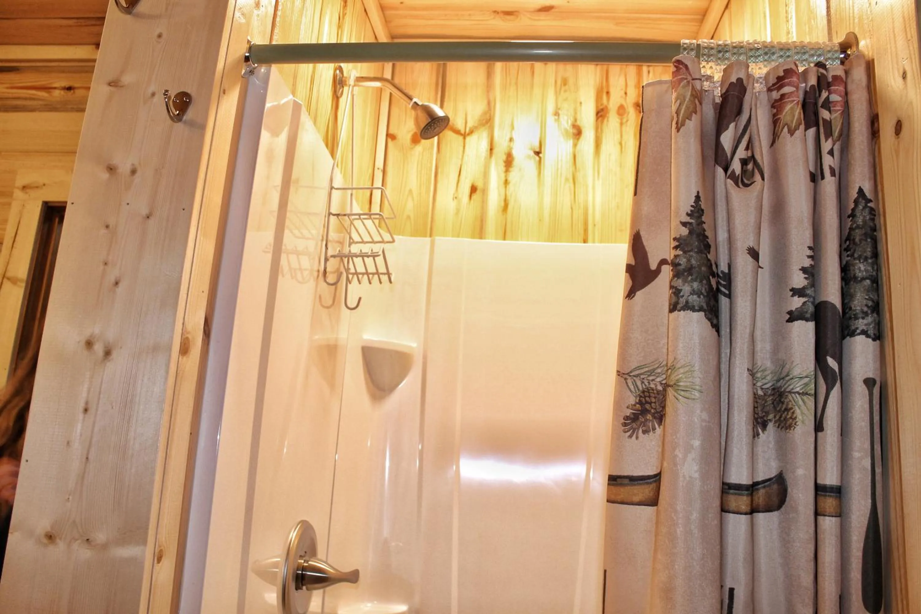 Shower in Pine Haven Resort