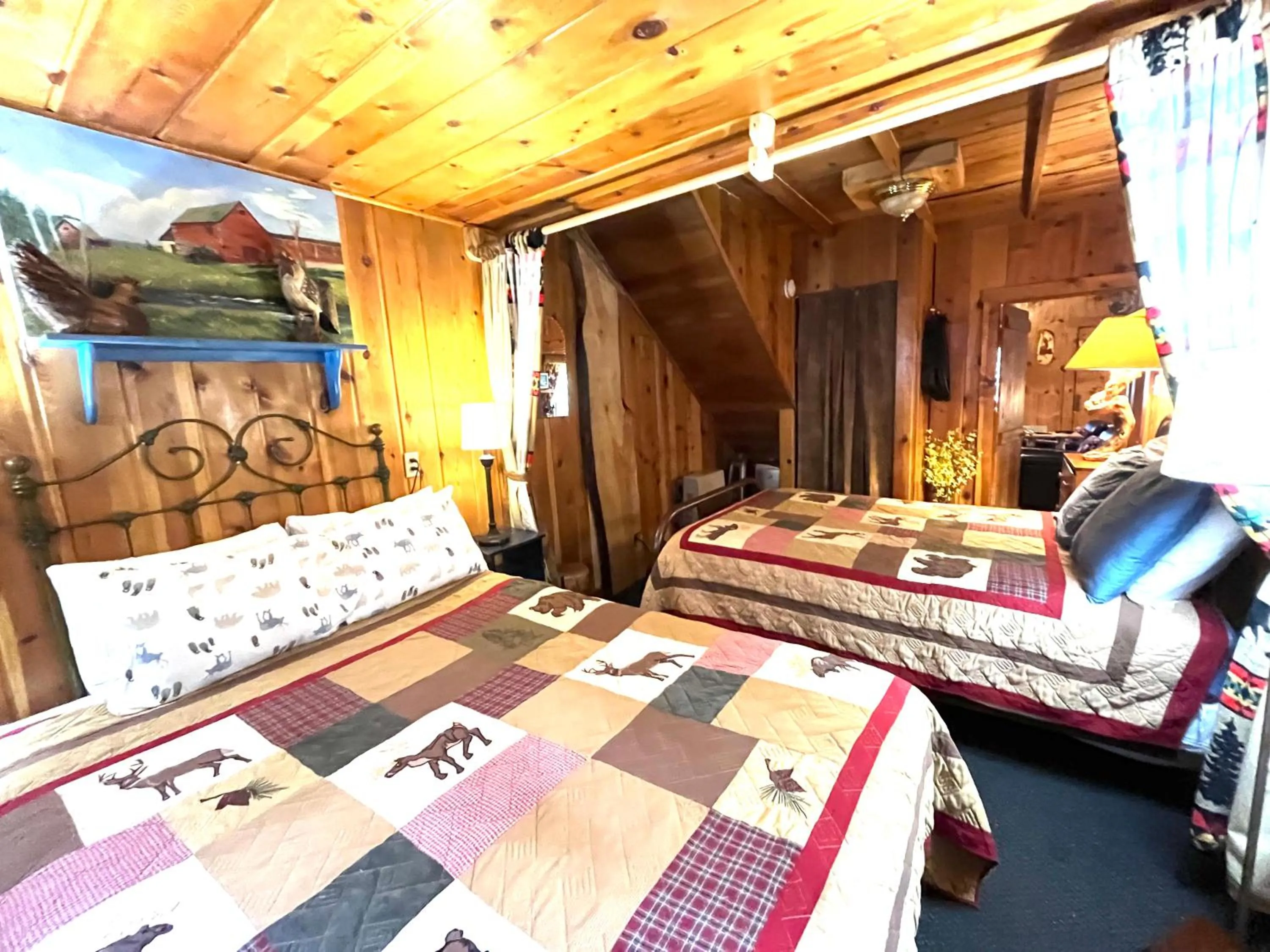 Bed in Pine Haven Resort