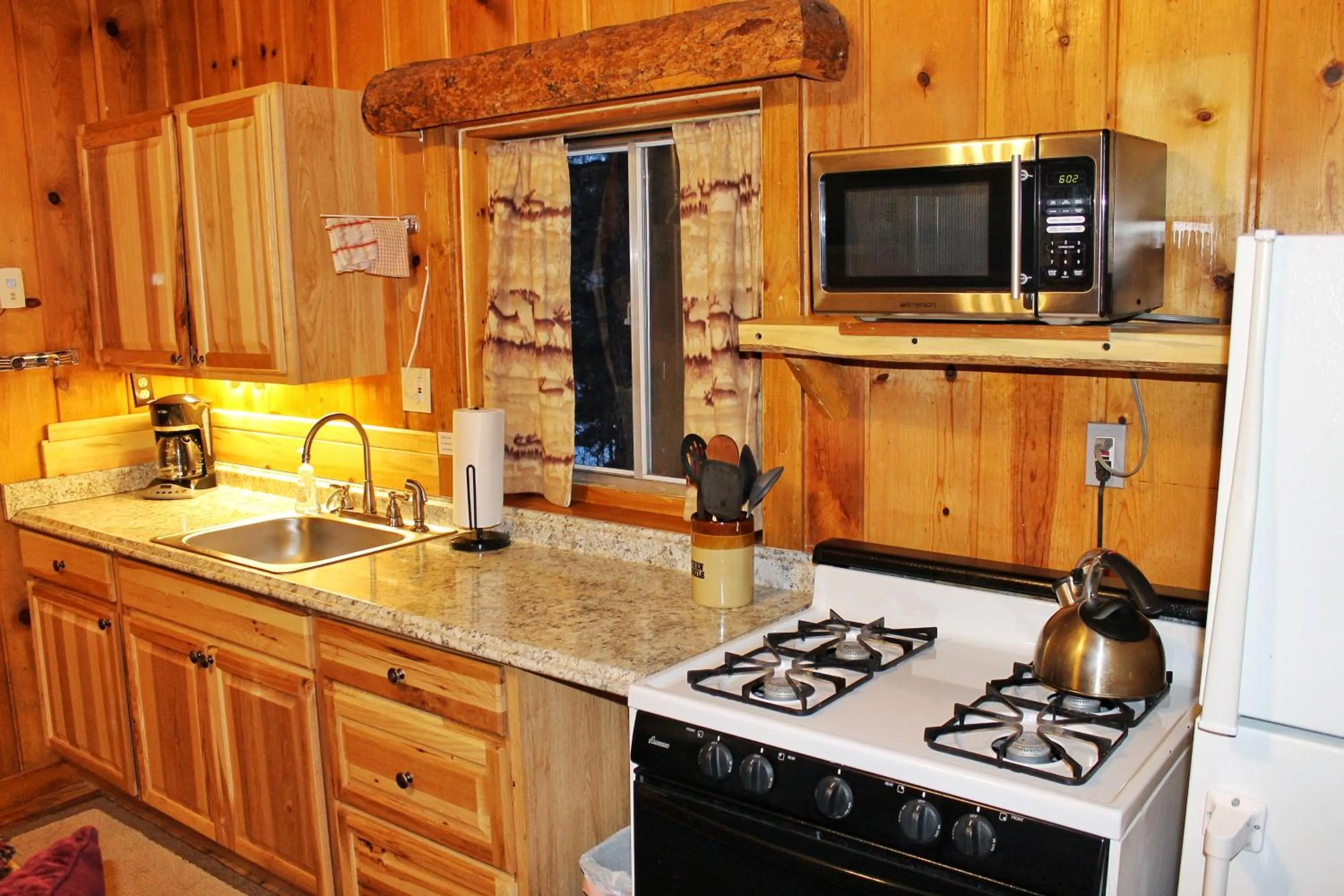 Kitchen or kitchenette in Pine Haven Resort