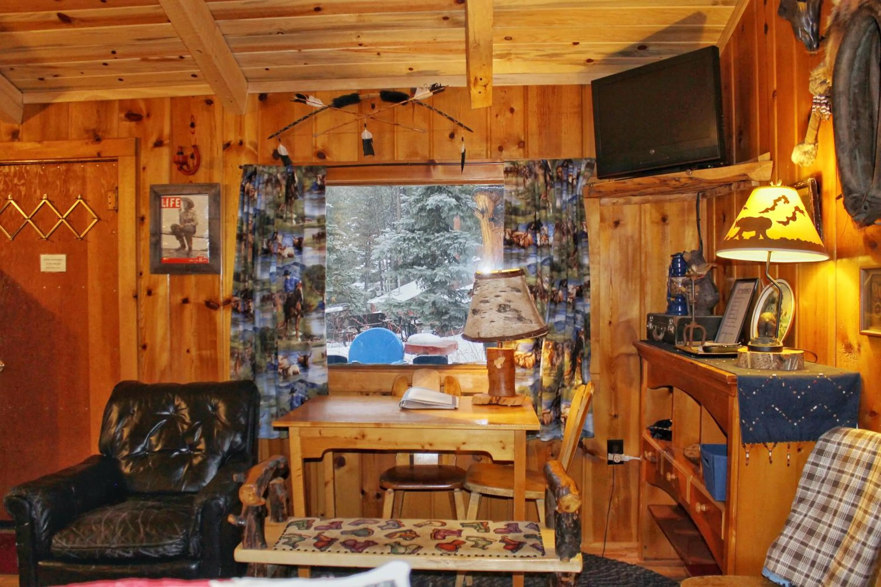 Living room in Pine Haven Resort