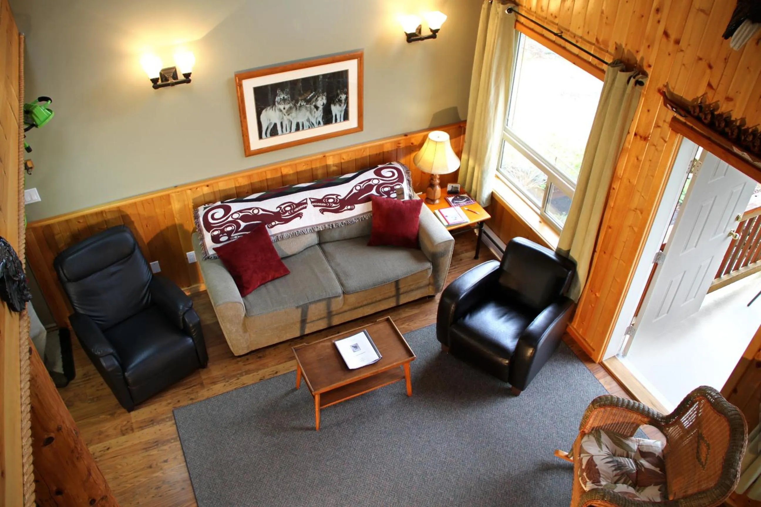 Living room in Cabins West