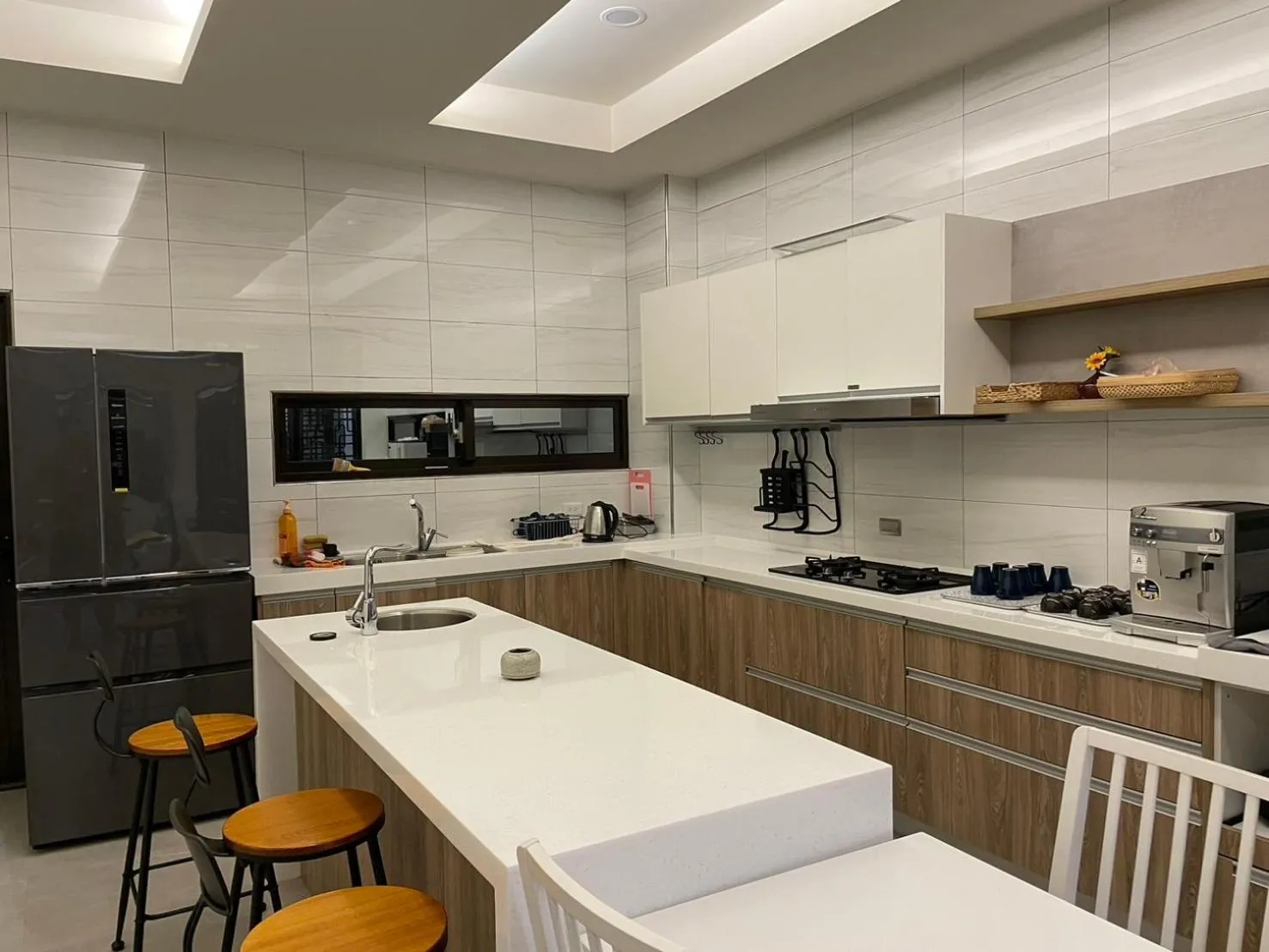 Kitchen or kitchenette in Shui Yifang B&B