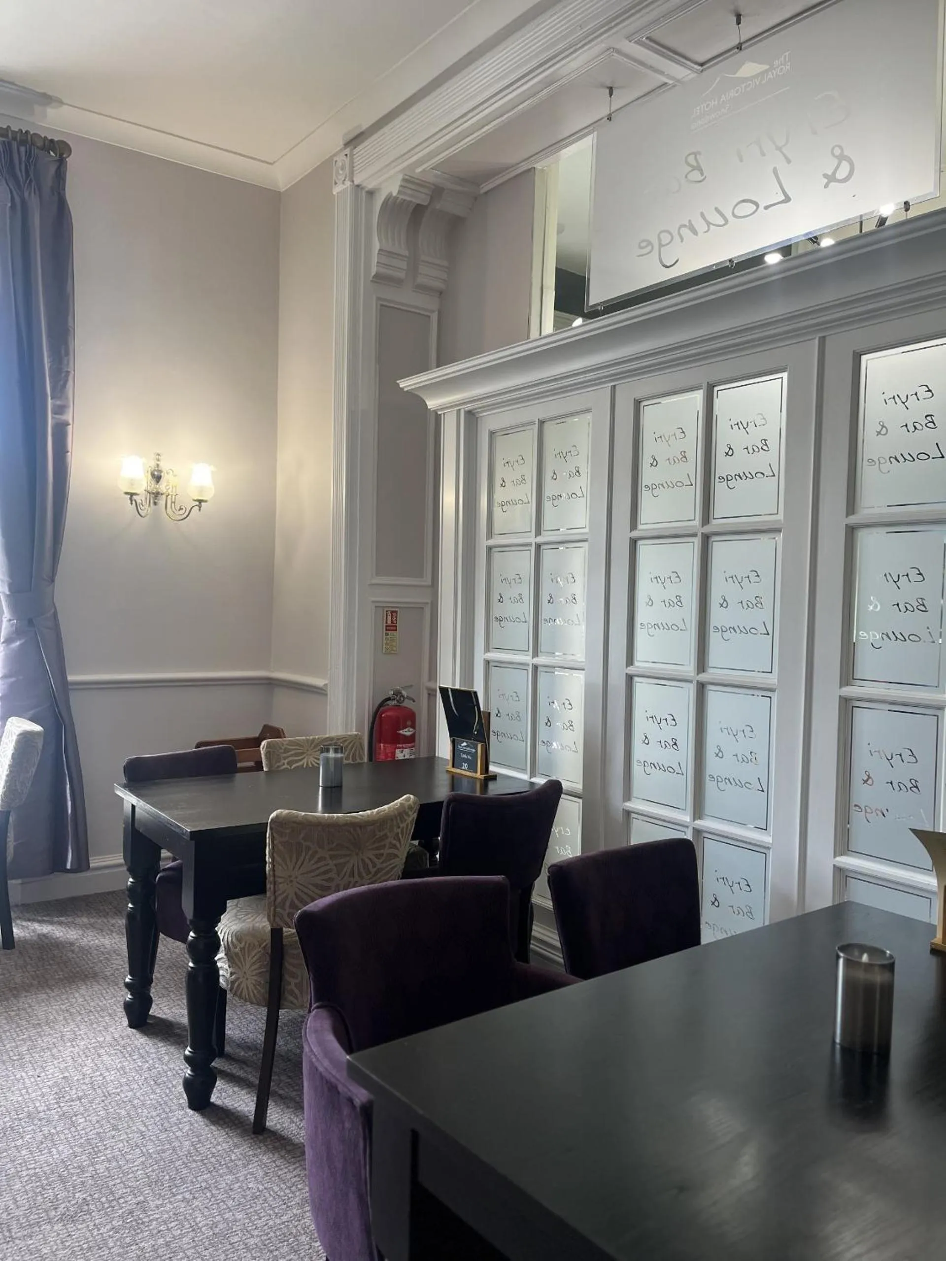 Restaurant/places to eat in Royal Victoria Hotel Snowdonia