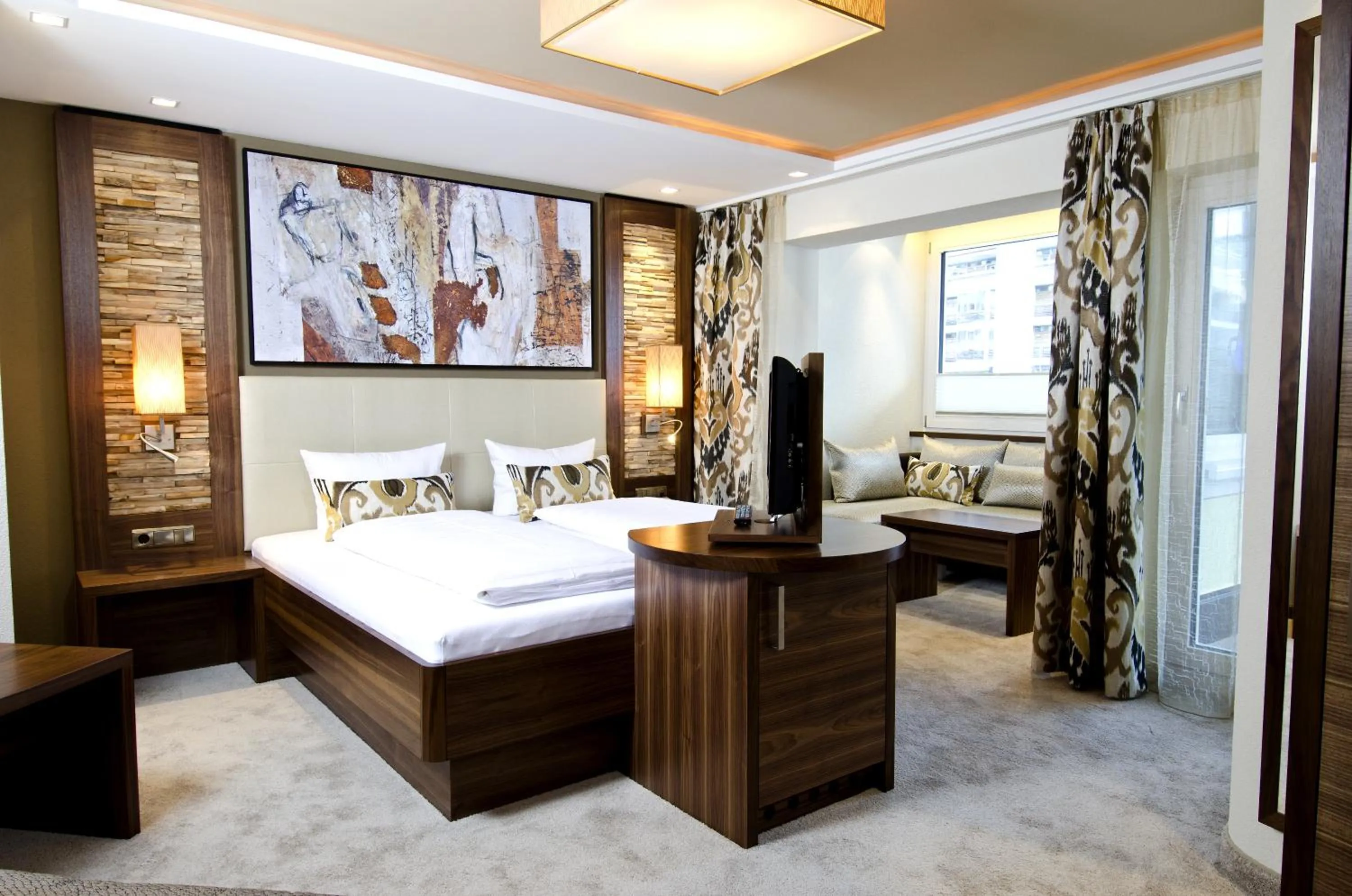 Bedroom, Bed in Hotel Garni Astoria