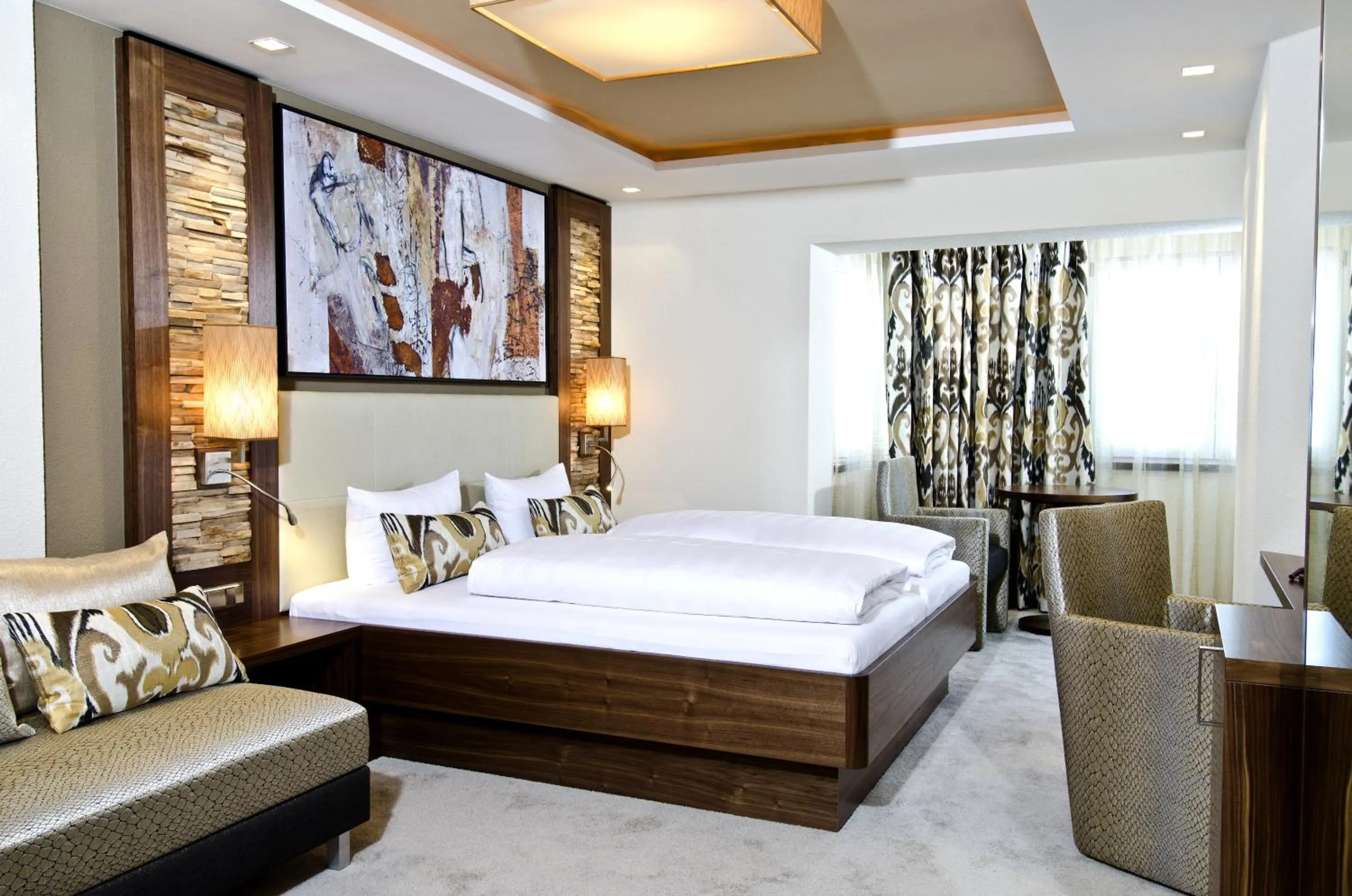 Bedroom, Bed in Hotel Garni Astoria