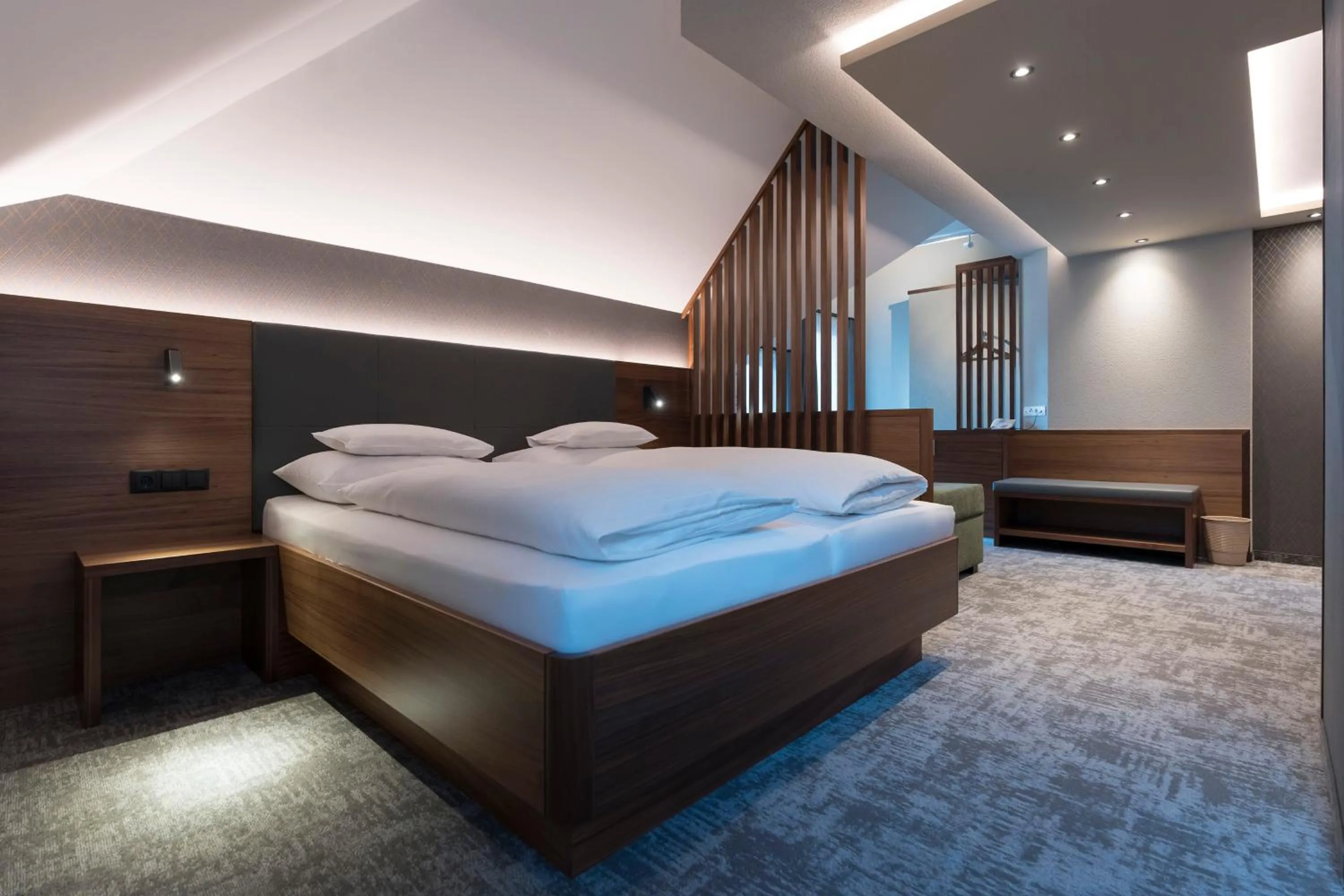 Photo of the whole room, Bed in Hotel Garni Astoria