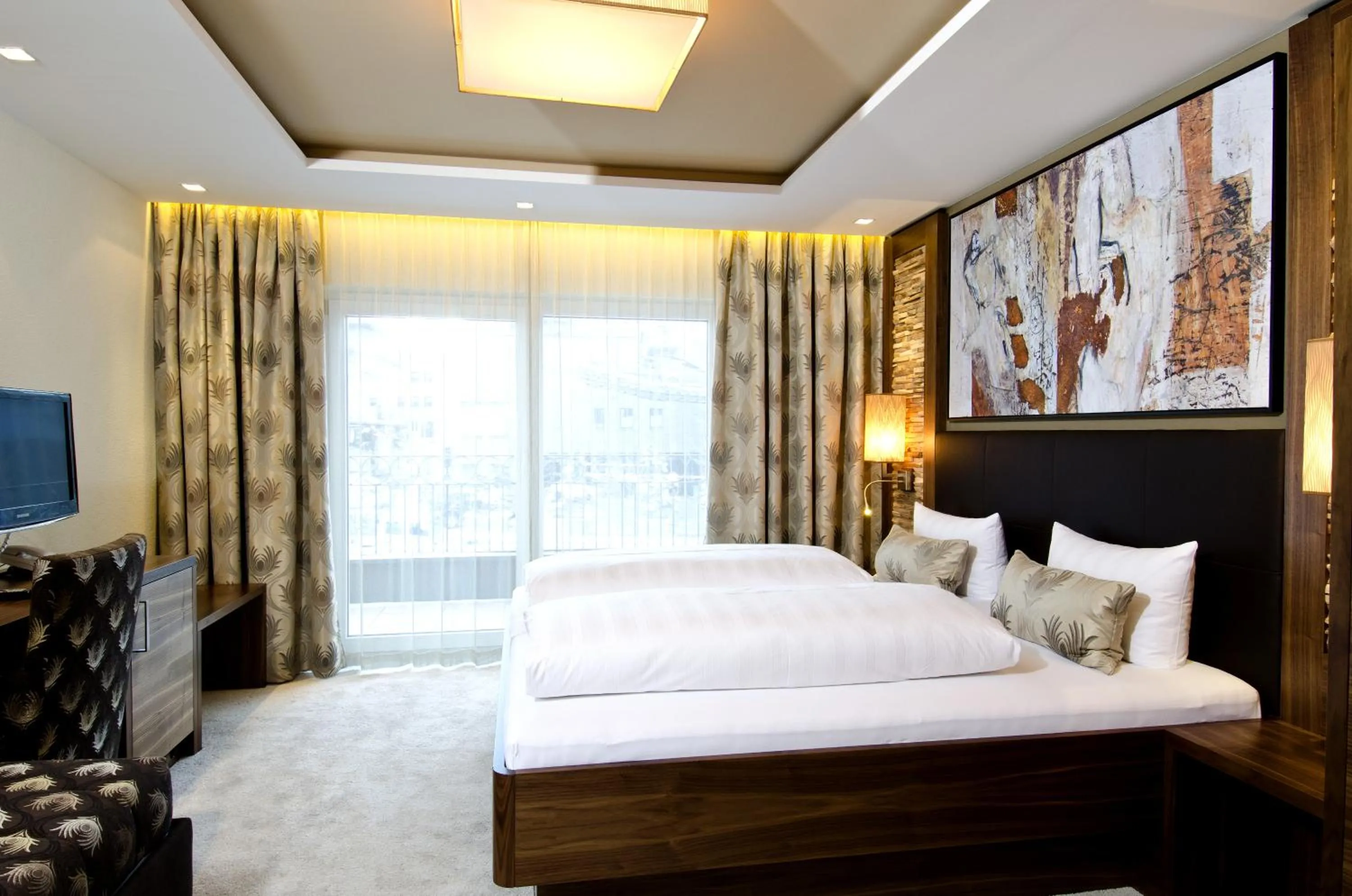 Bedroom, Bed in Hotel Garni Astoria