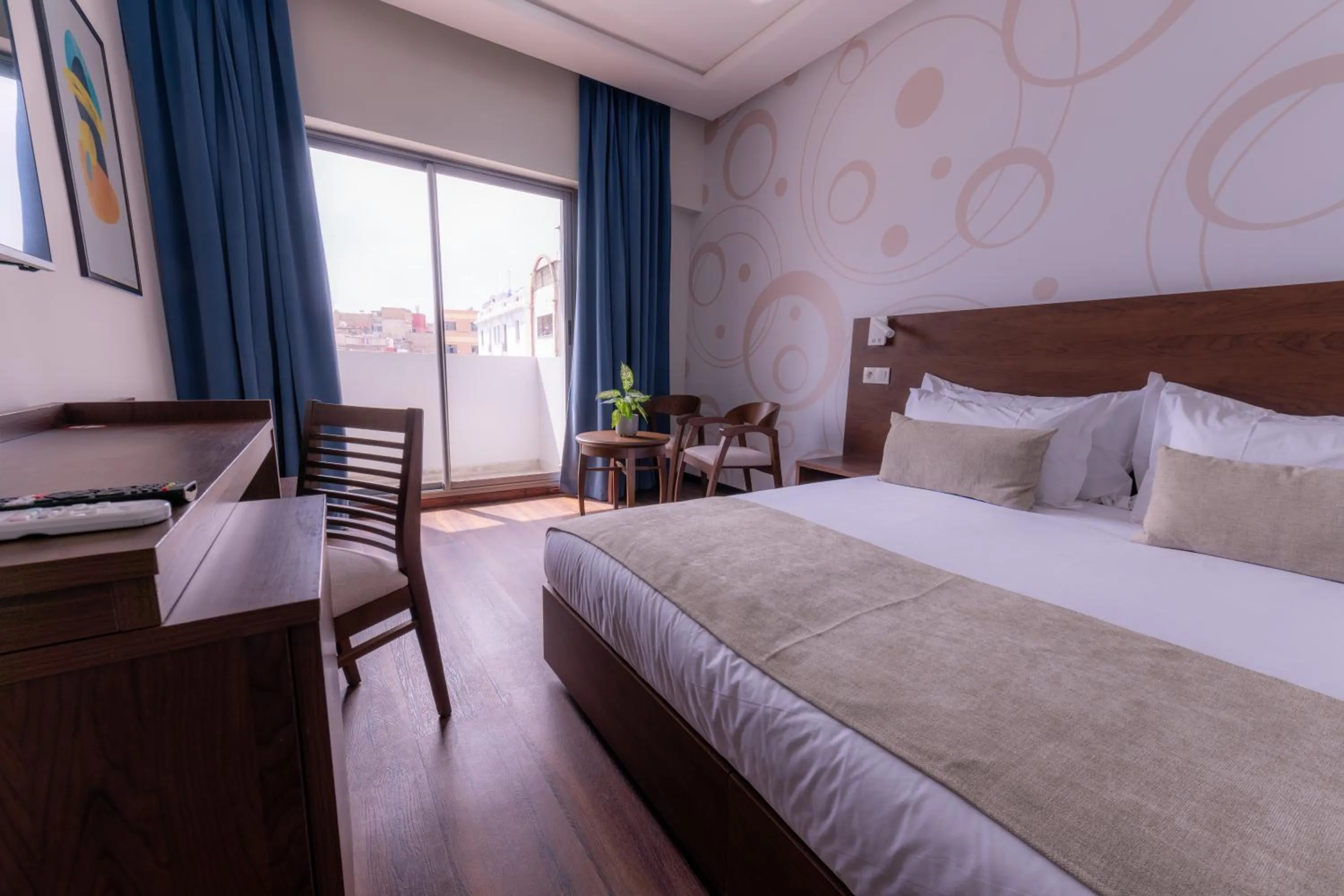 Living room, Bed in Olympic Inn Casablanca