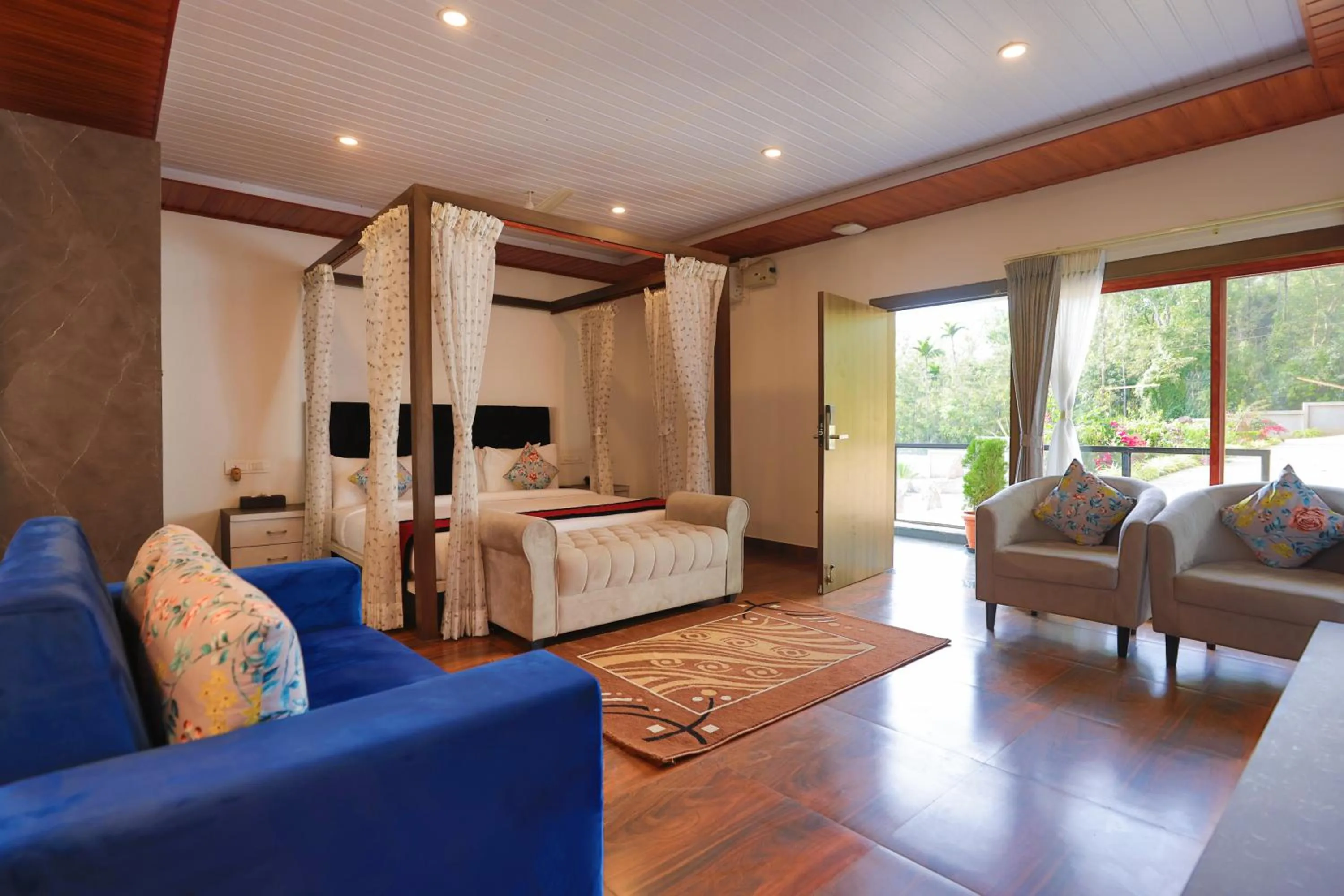 Bedroom, Bed in The Grand Retreat - Chikmagalur