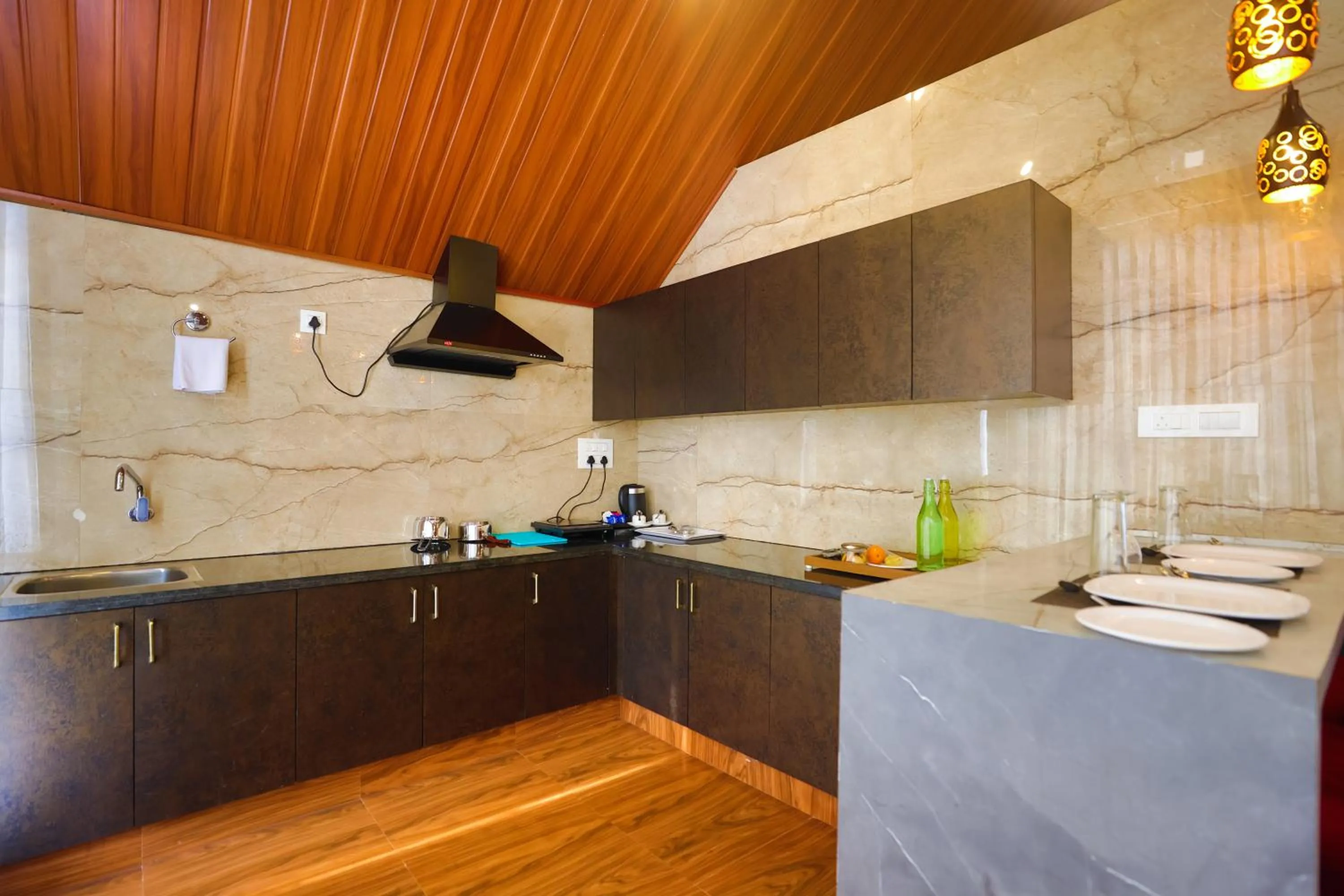 Kitchen or kitchenette in The Grand Retreat - Chikmagalur