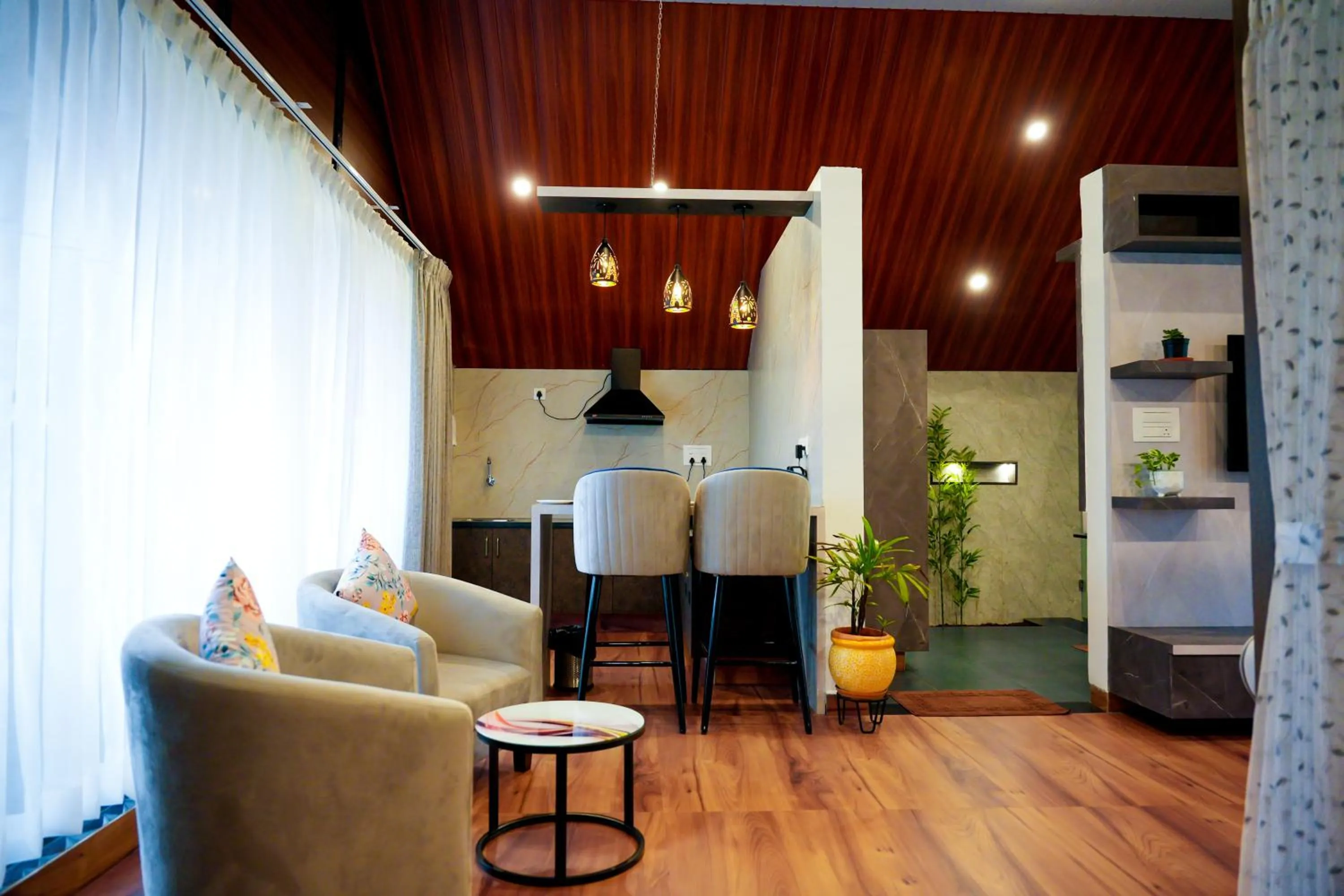 Seating area in The Grand Retreat - Chikmagalur