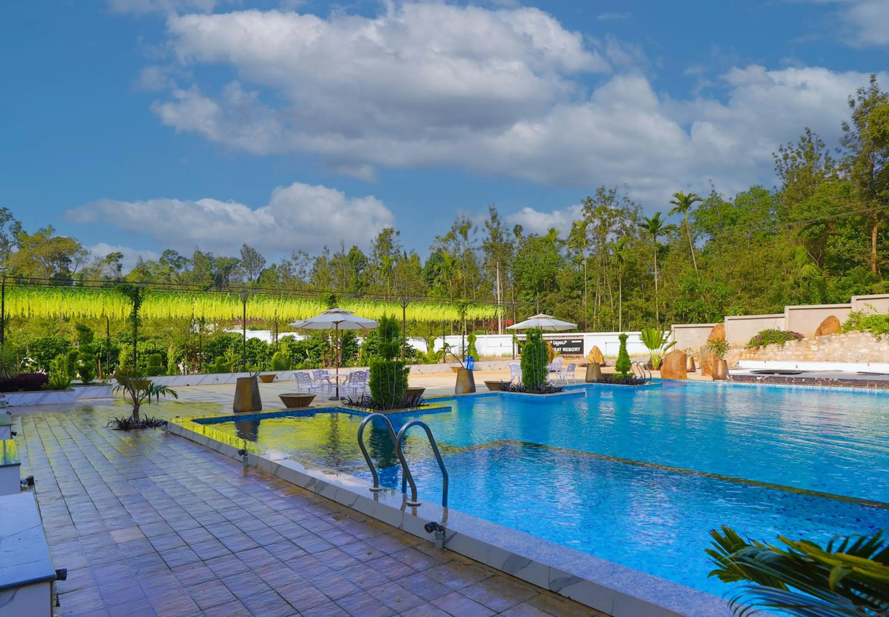 Swimming pool in The Grand Retreat - Chikmagalur