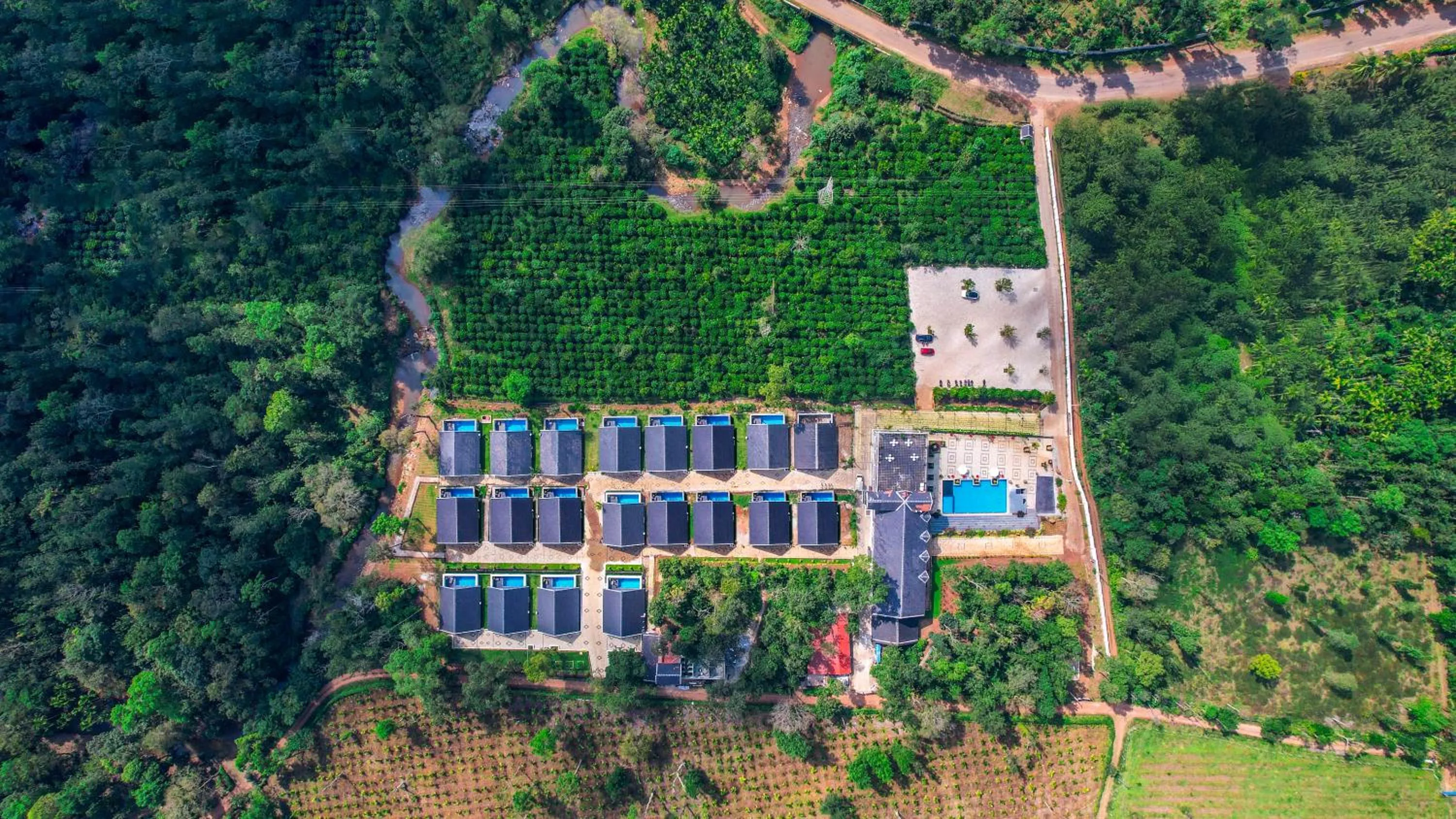 Bird's eye view in The Grand Retreat - Chikmagalur