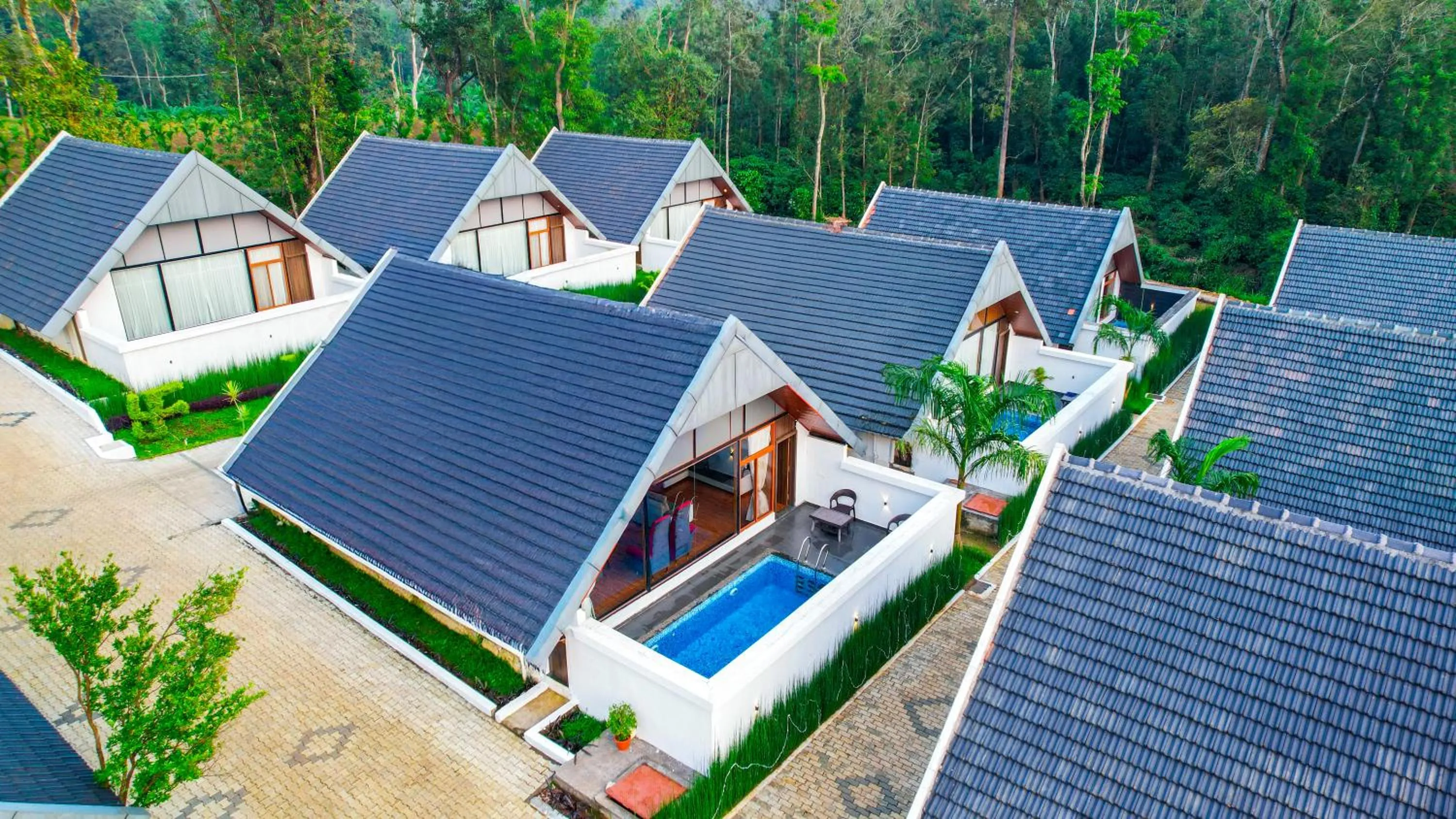 Swimming pool in The Grand Retreat - Chikmagalur