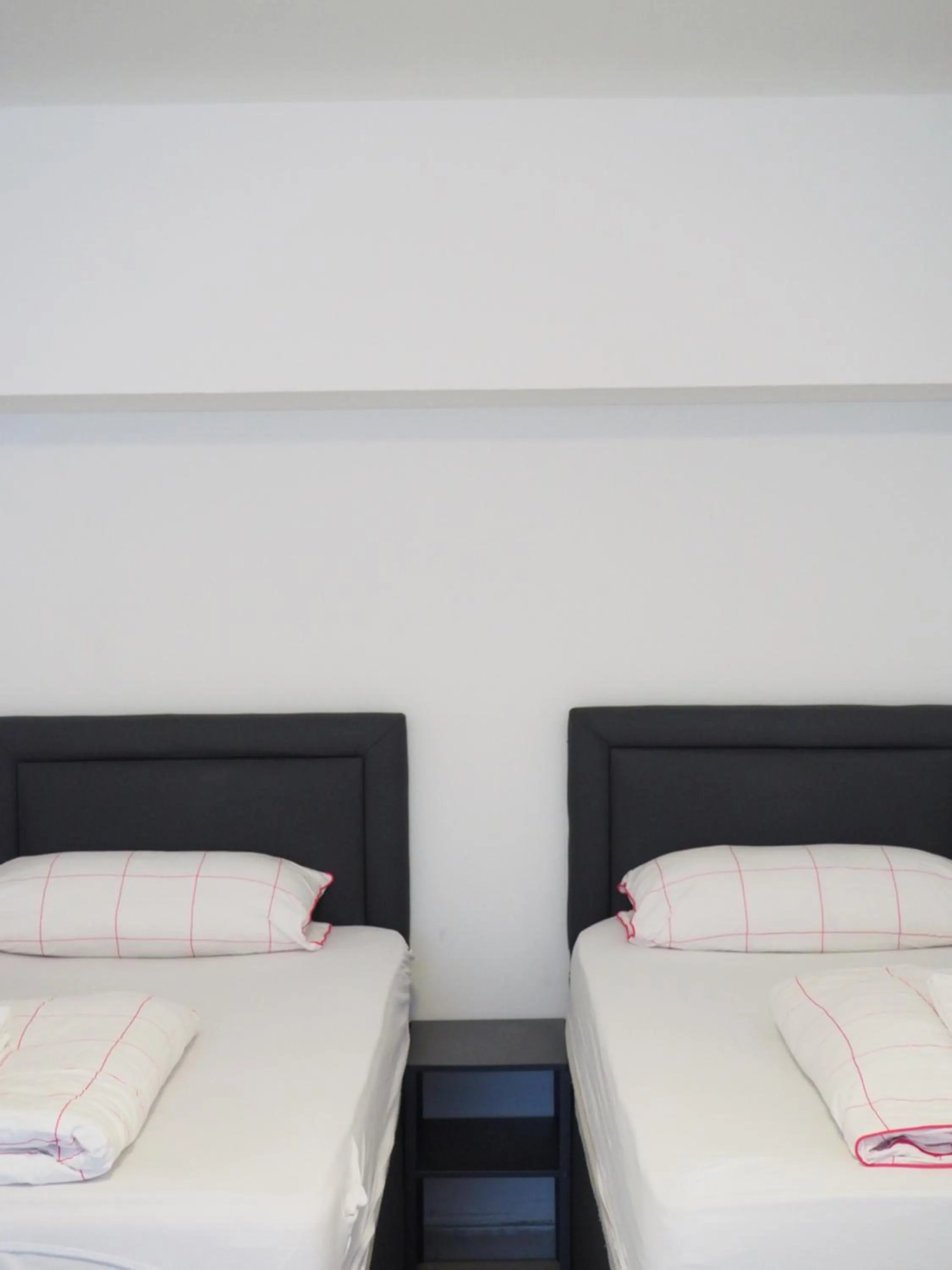 Bed in Hotel Garni Emir