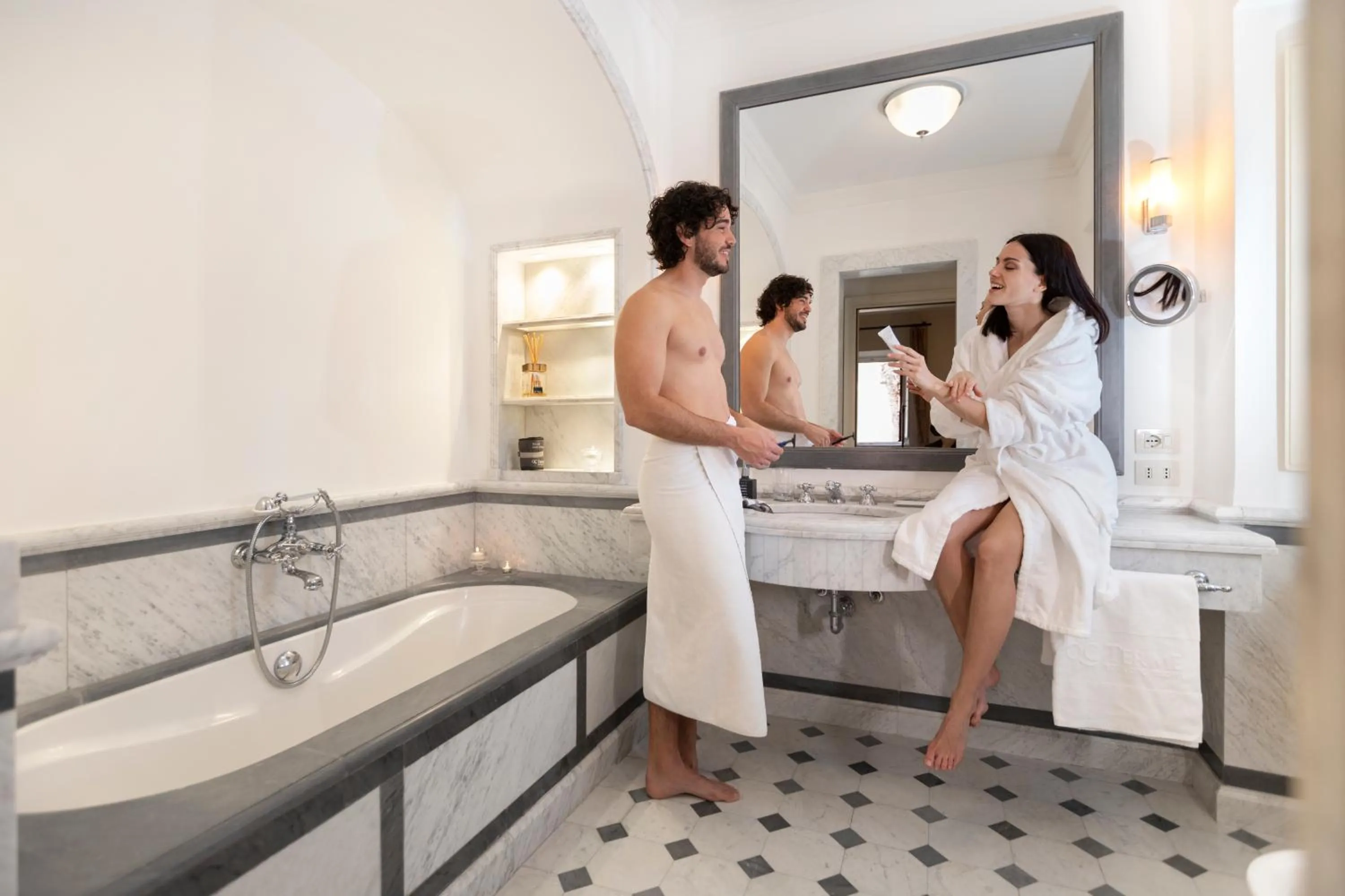 People in QC Grand Hotel Roma