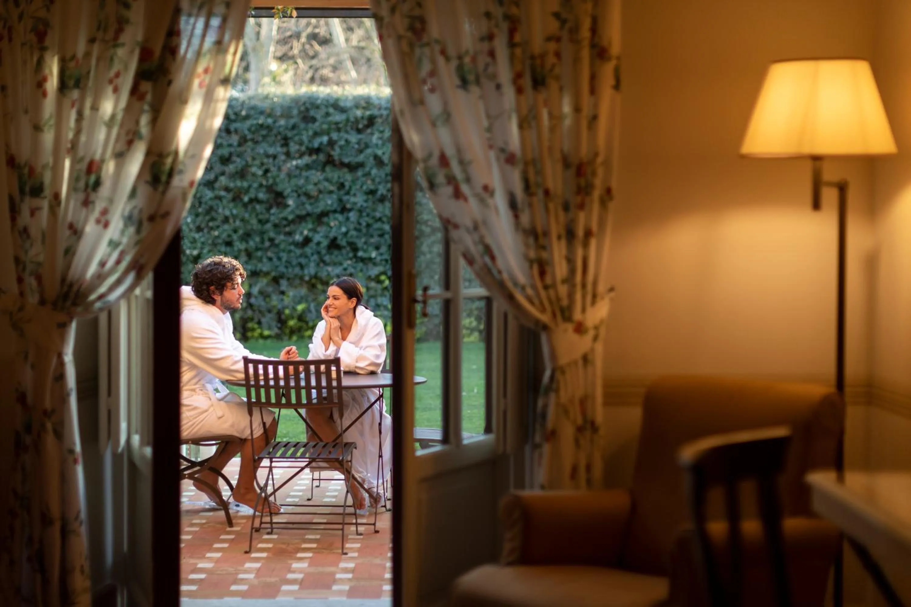 Patio in QC Grand Hotel Roma