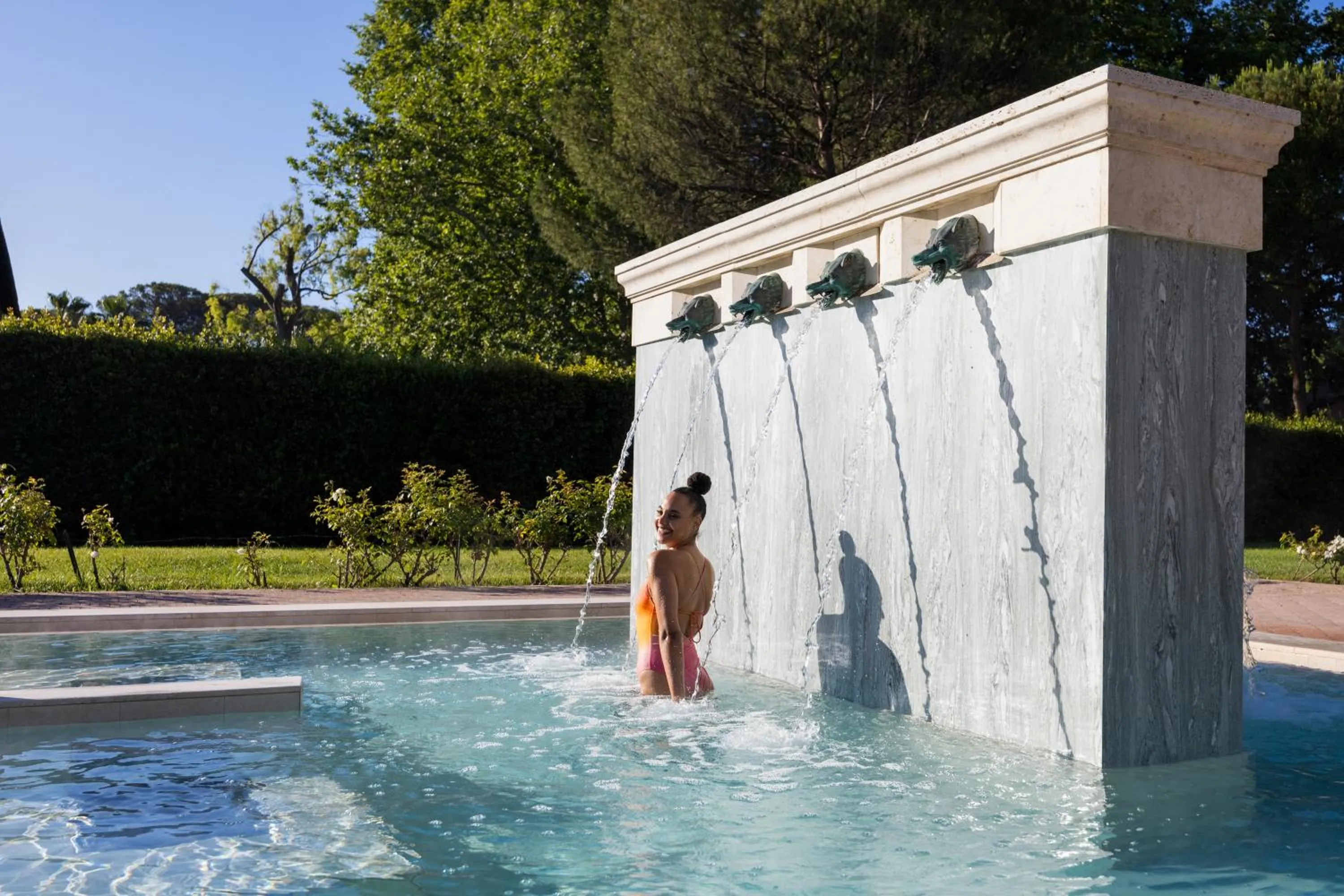 Swimming pool in QC Grand Hotel Roma