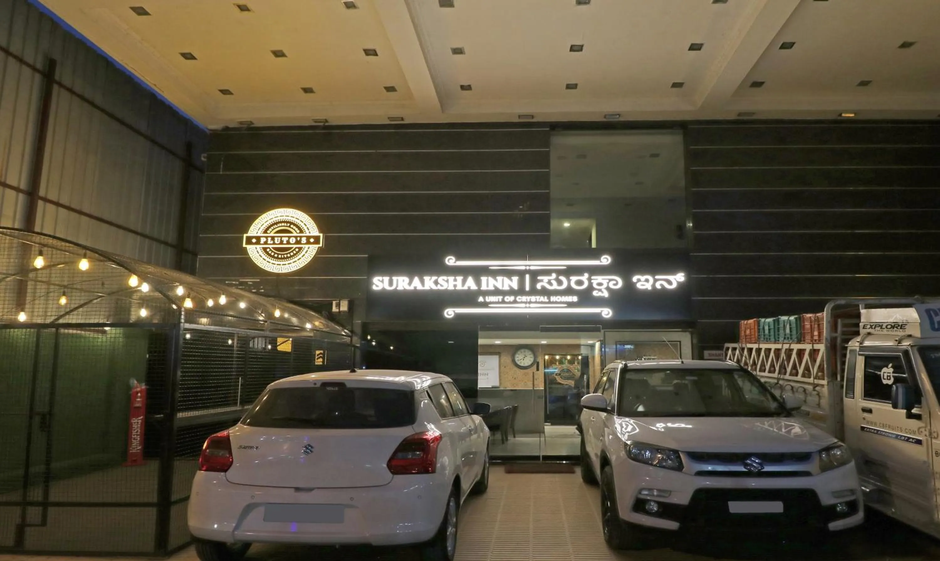 Parking in Treebo Suraksha Inn