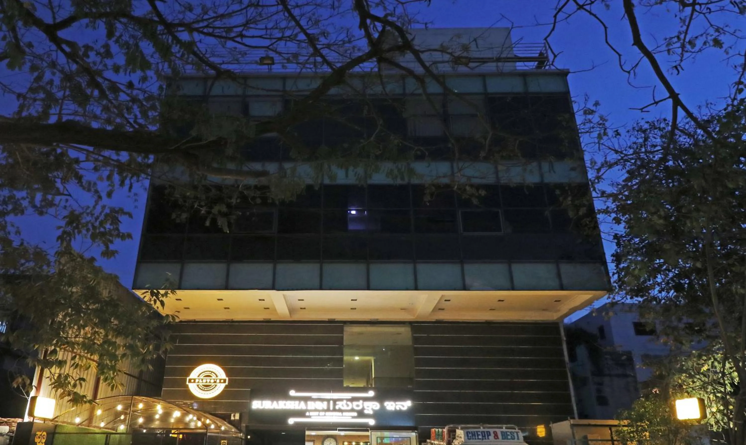 Property building in Treebo Suraksha Inn