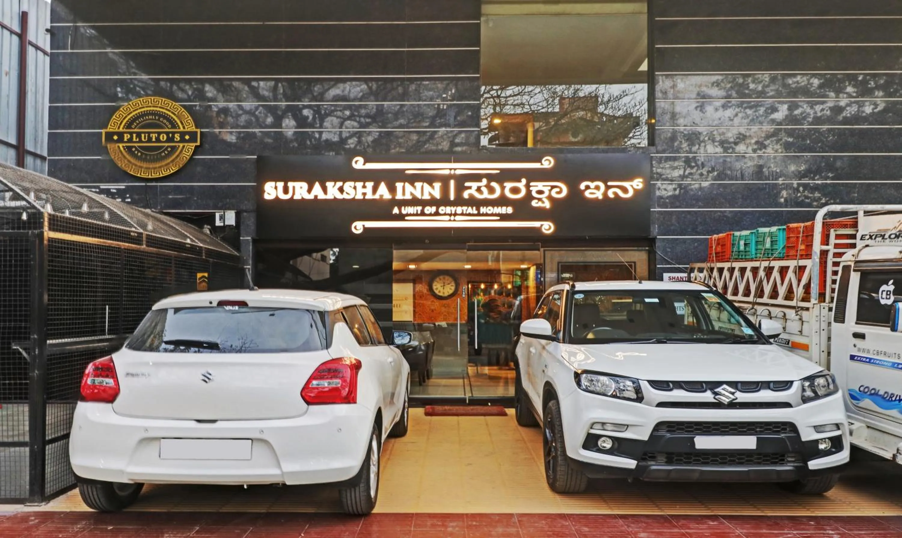 Parking in Treebo Suraksha Inn