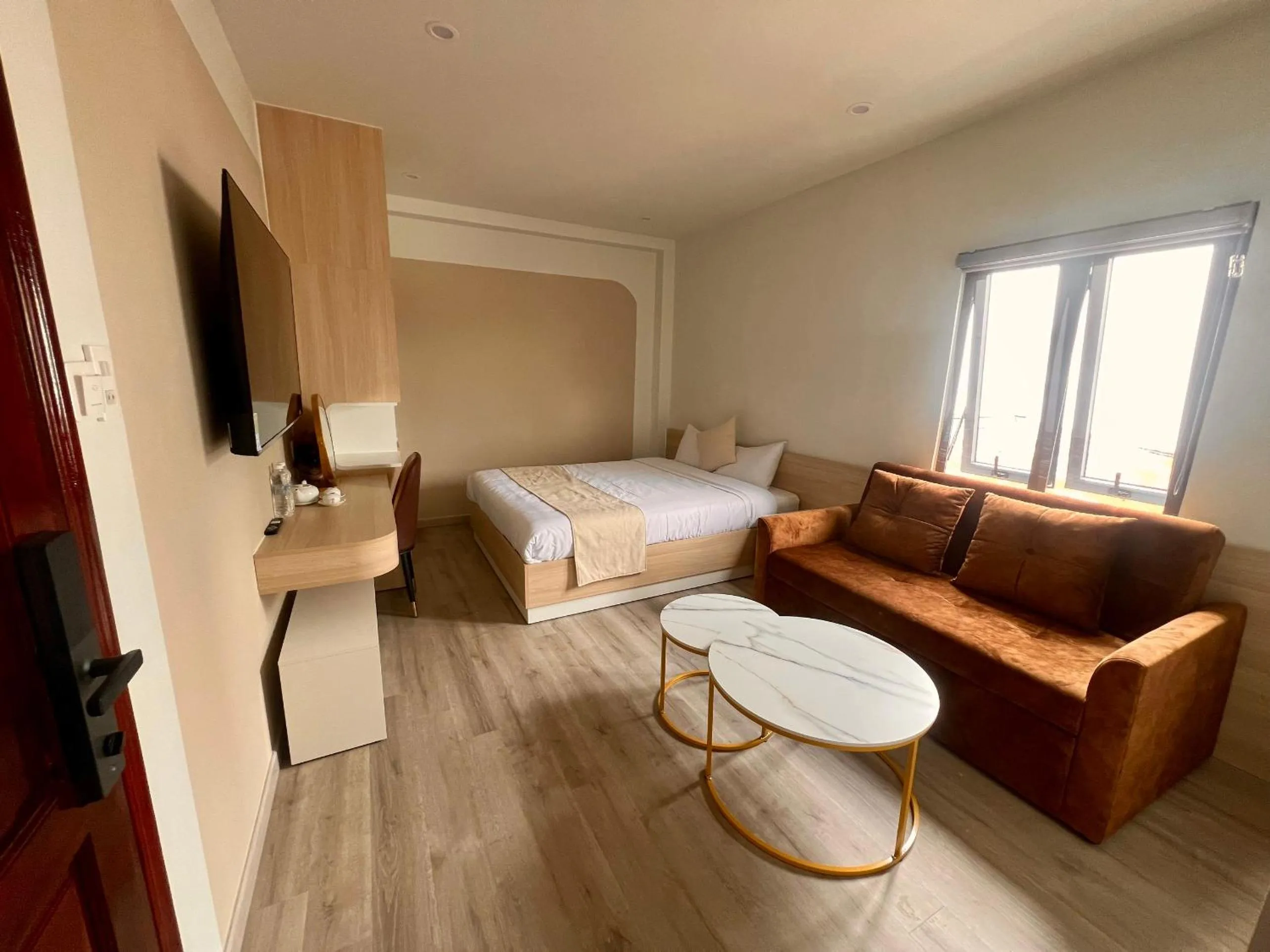 Bed in Hoang Thang 1 Hotel Da Lat City