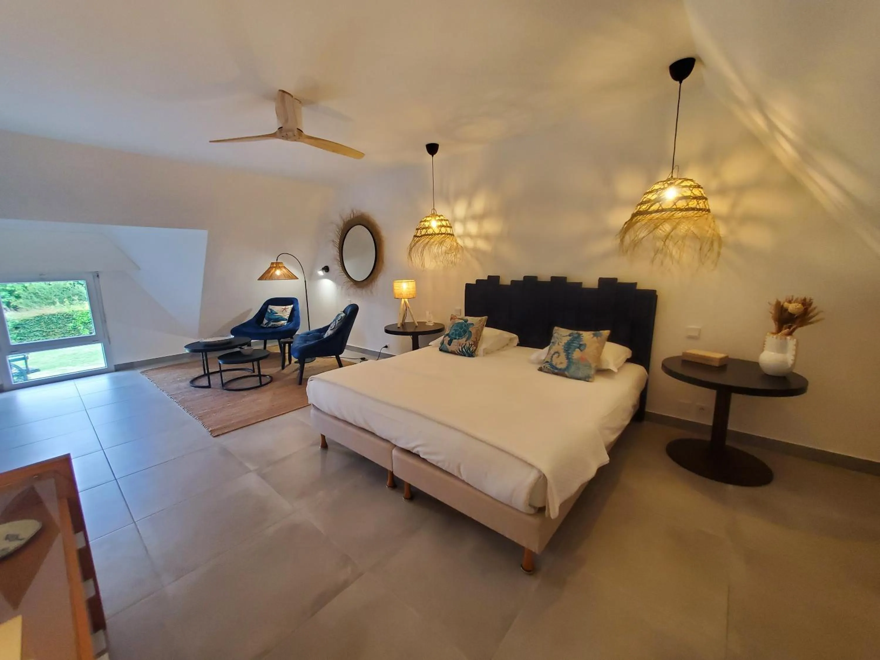 Bedroom, Bed in Hôtel de la Brière et Restaurant Les Krapados