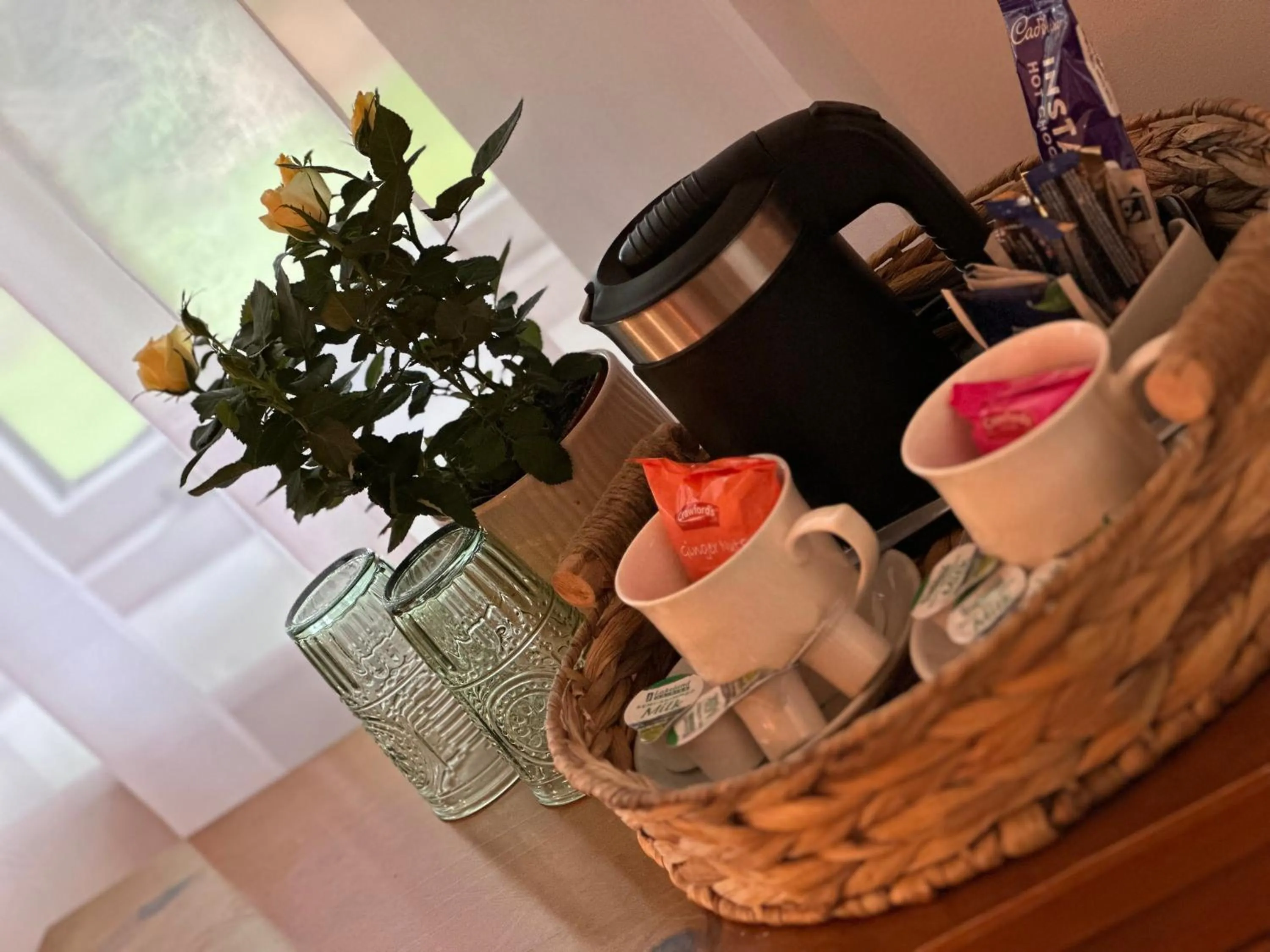 Coffee/tea facilities in The Farmhouse at Fincham
